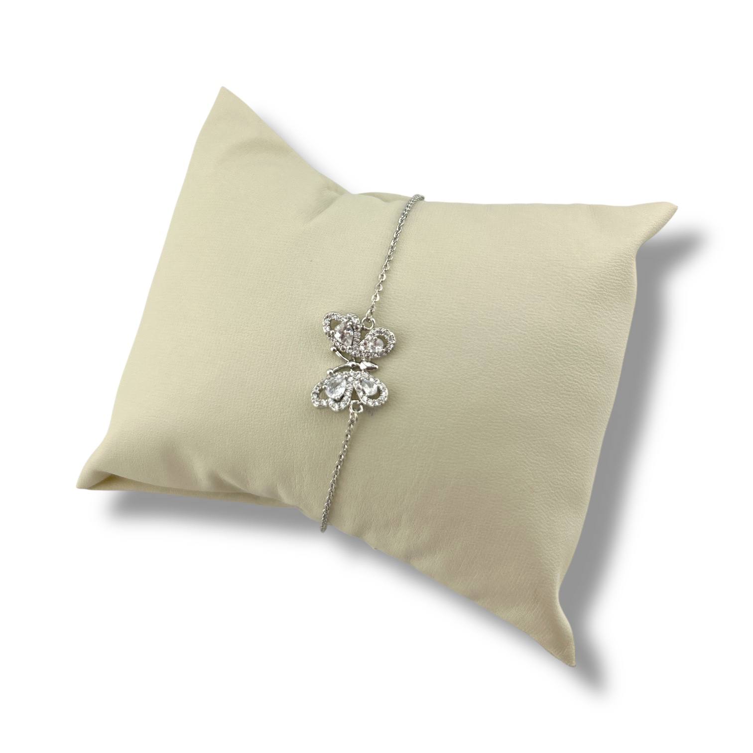 Golden Papillon Bracelet – Silver Glow Edition