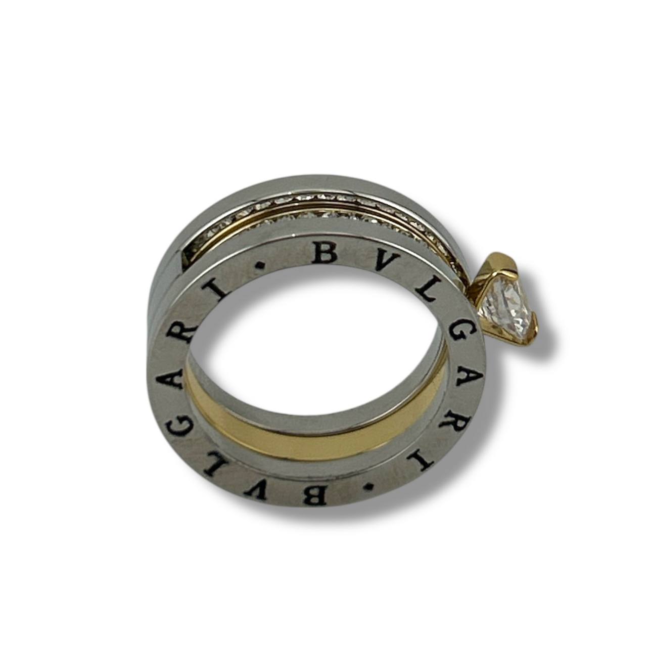 Bvlgari Luxe Duo Ring – Gold & Silver