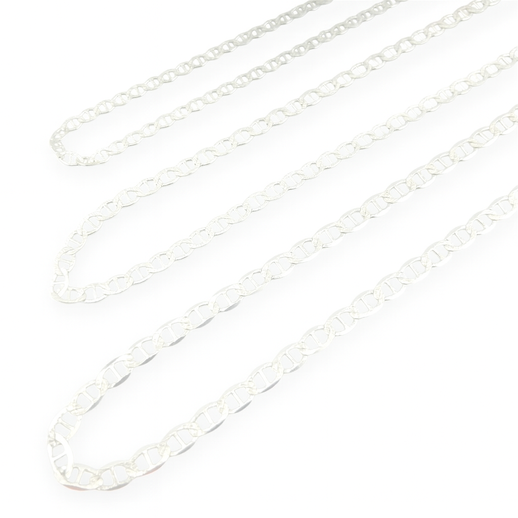 Silver 925 cartier Classic Link Chain