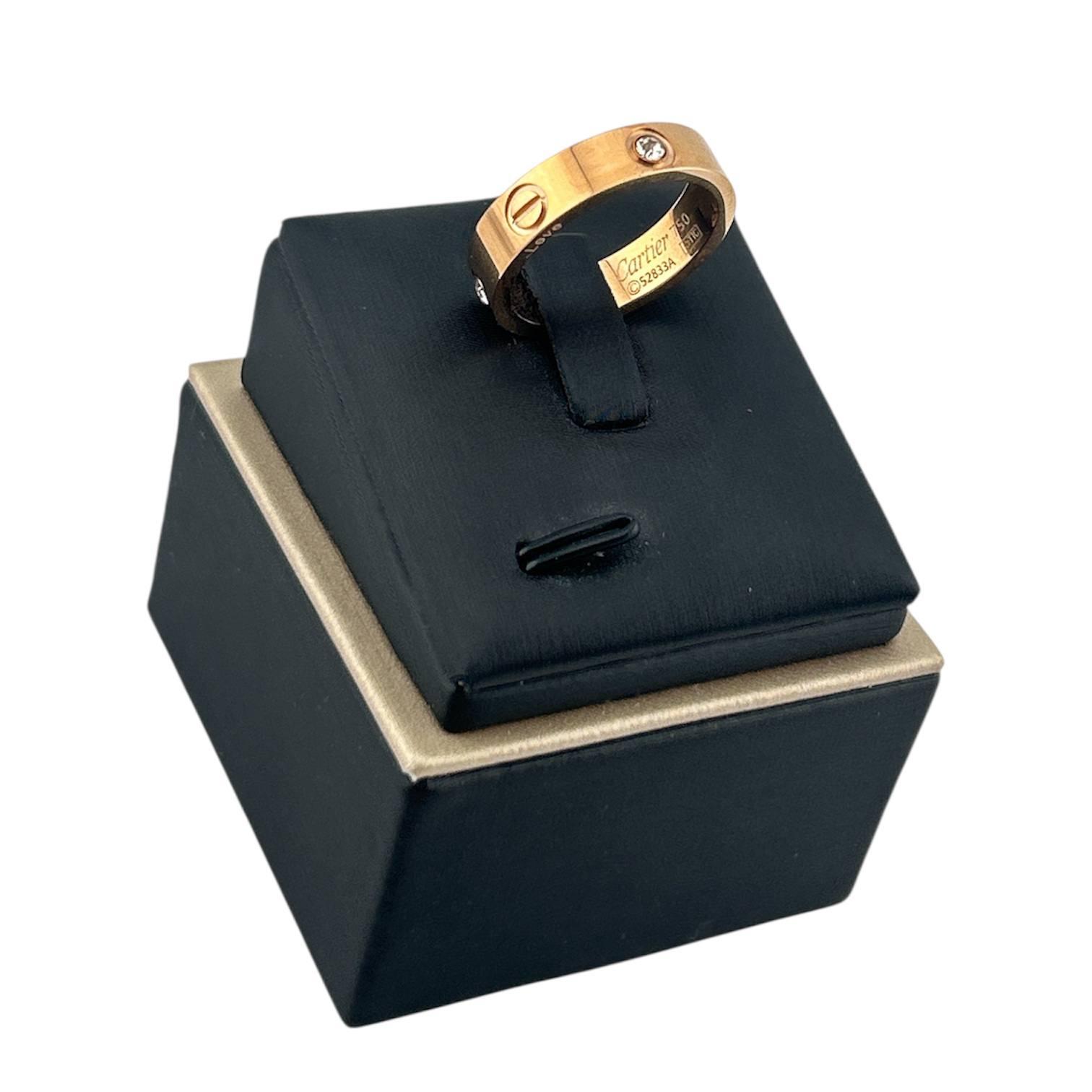 strass Cartier-Style Love Ring💍✨