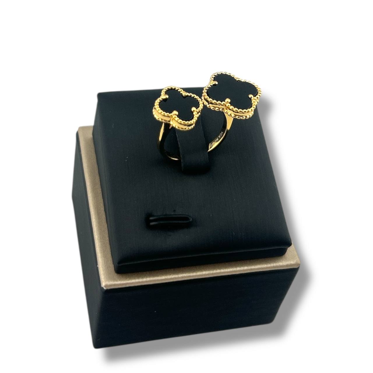 Blossom Luxe Duo Ring β Gold Plated