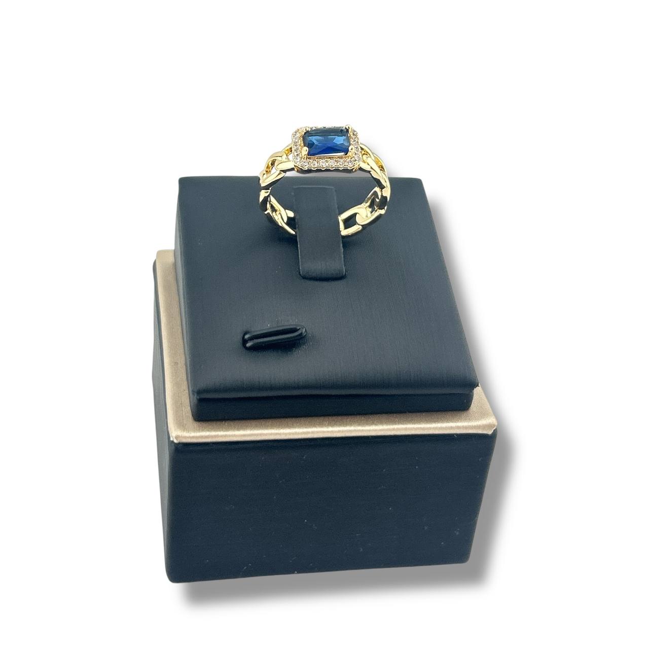 Royal Chain Gem Ring – Multiple Colors