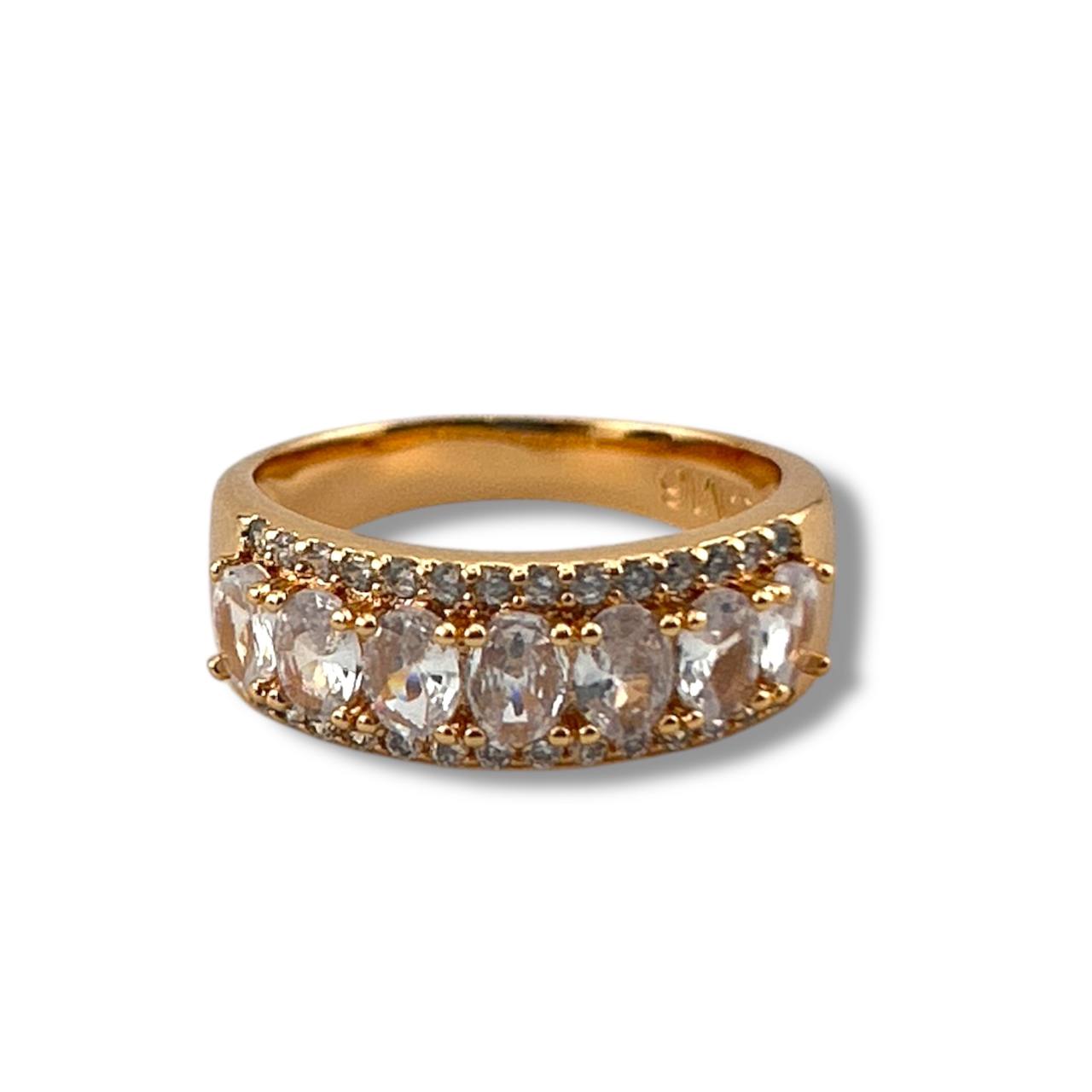 Rainbow Gem Band Rings – Trio Collection