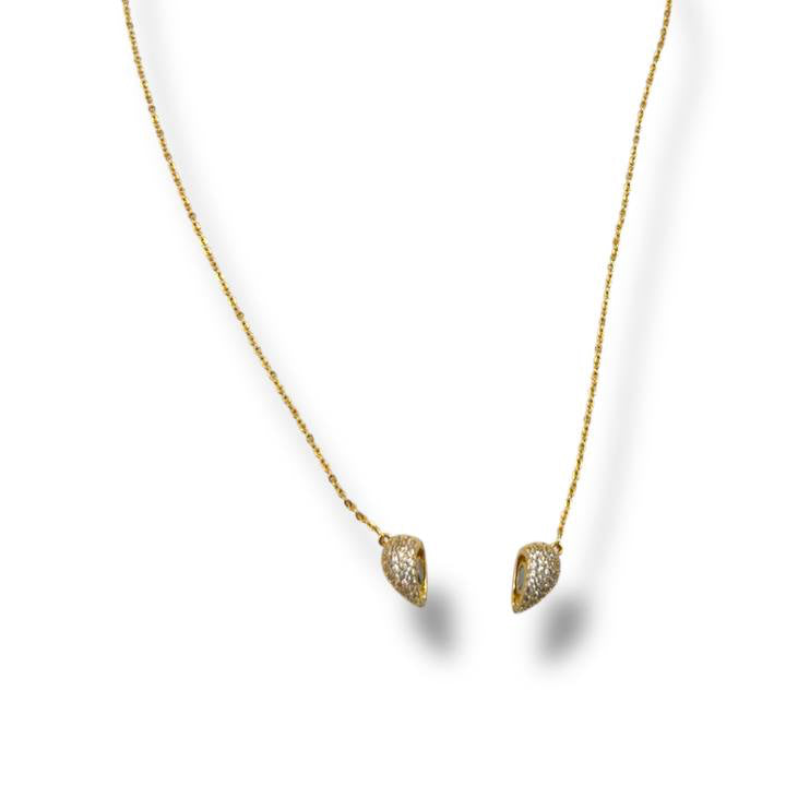 Magnetic Heart – Pavé Necklace