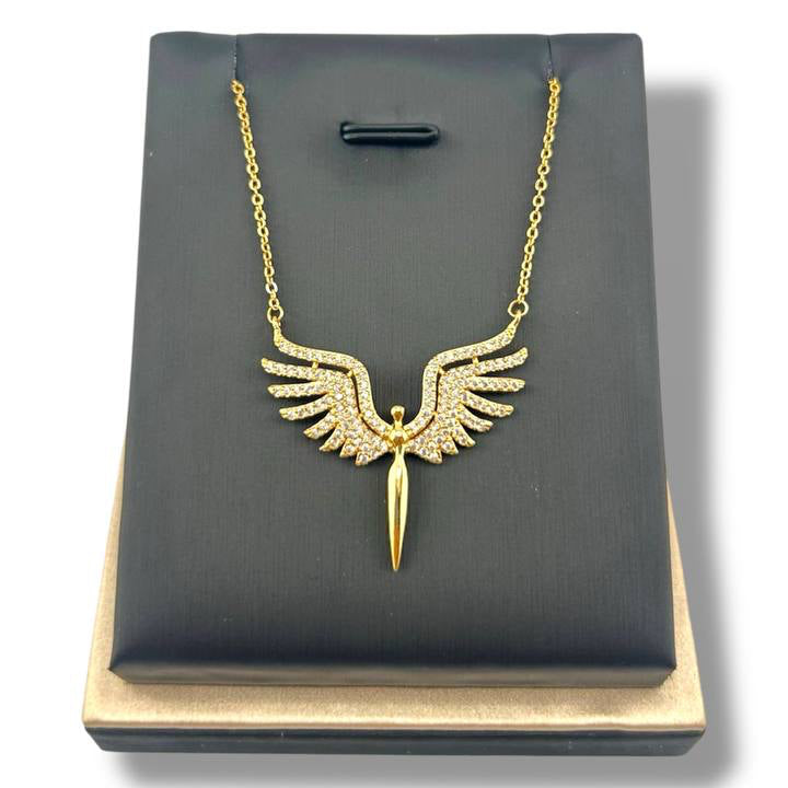“Phoenix bird”Winged Pendant Necklace