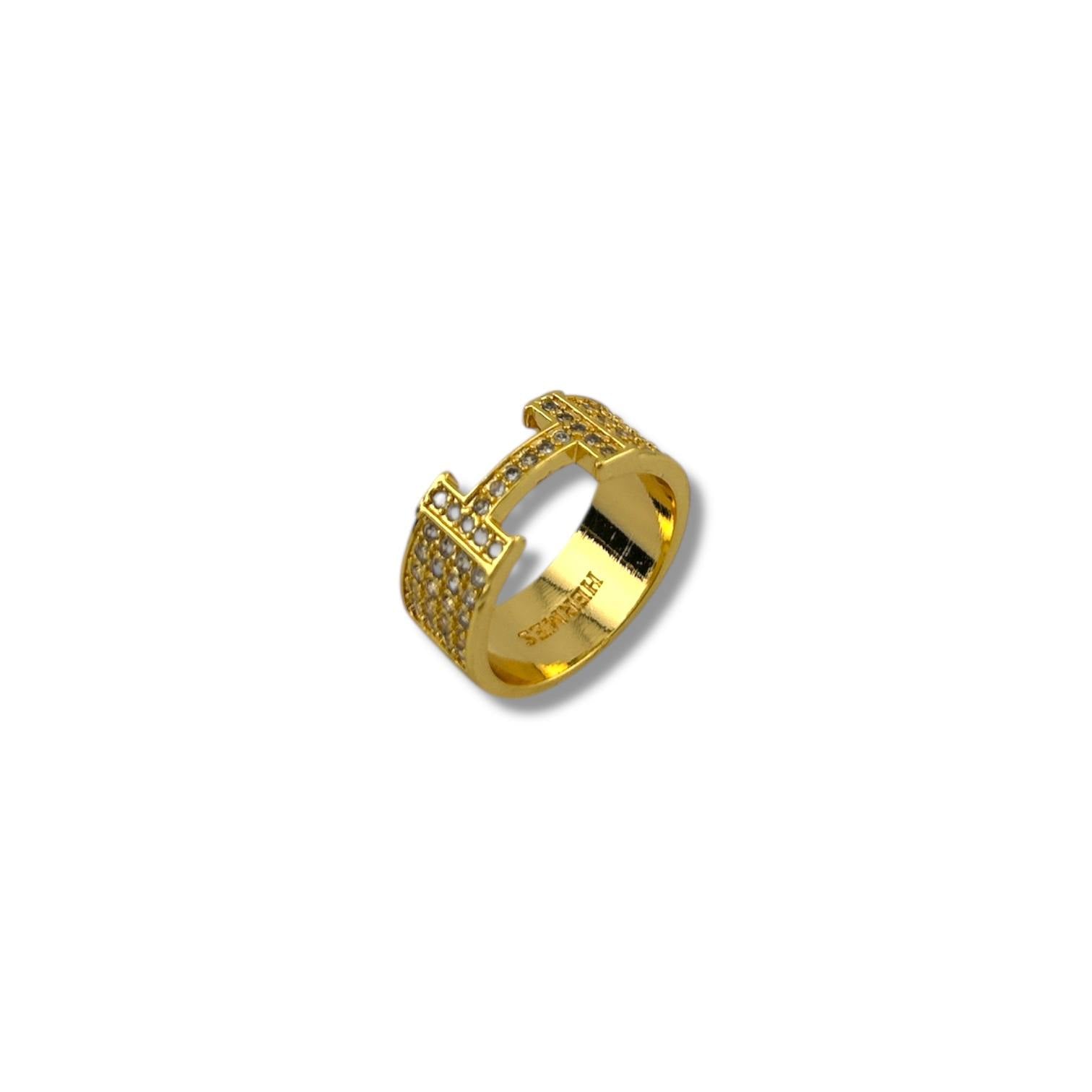 Hermes Signature Ring – Gold Edition