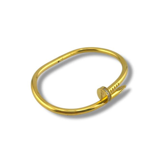 Nail with stone Chic – Mini Gold Bangle