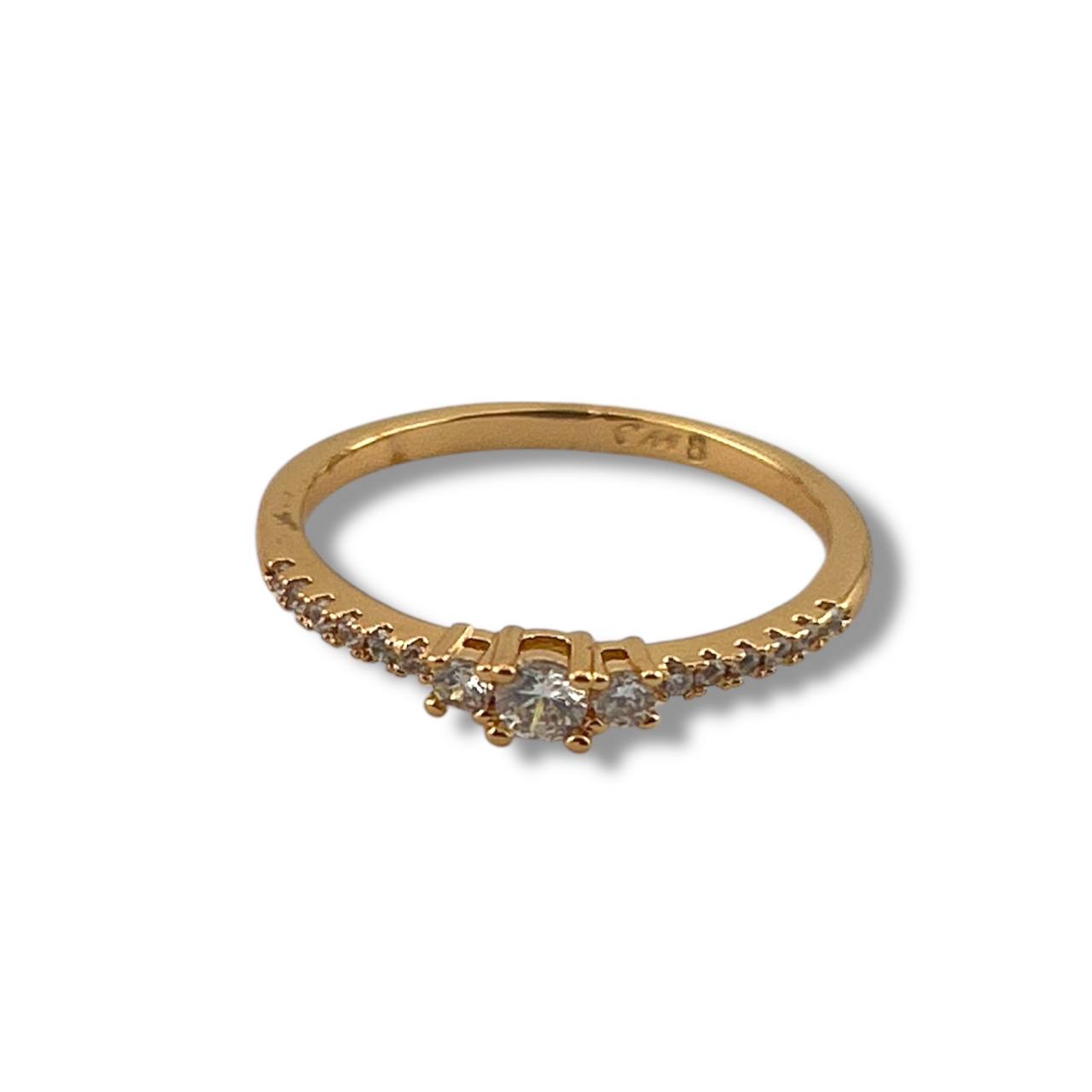 Celeste Sparkle Ring – Gold & Silver Duo