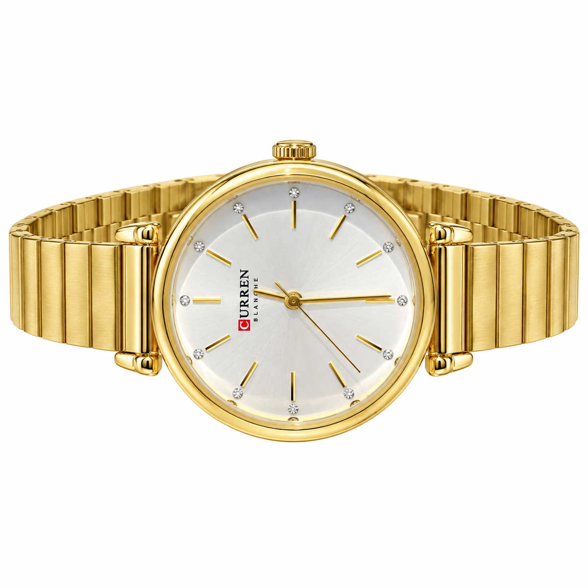 Curren Gold-Tone Sunray Watch(woman)