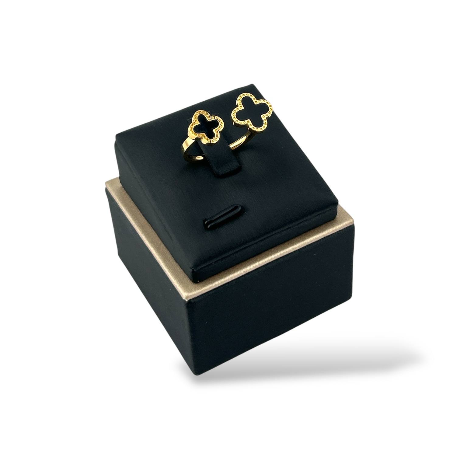 Malachite VANCLEEF Duo Ring ā Lucky Charm