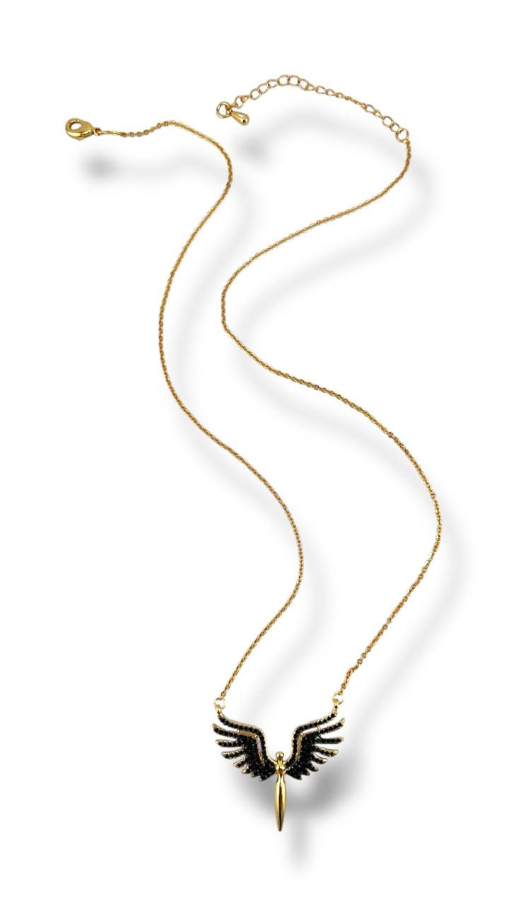 “Celestia” Winged Pendant Necklace