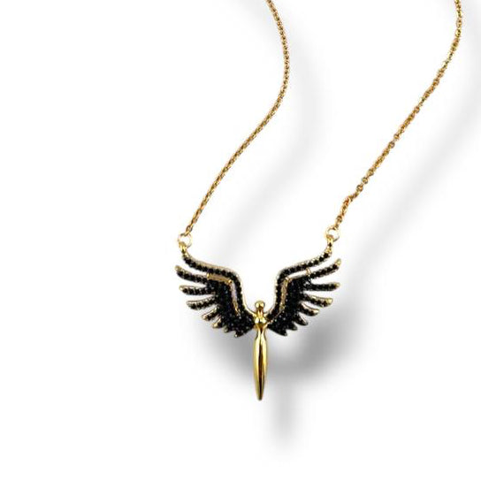 “Phoenix bird”Winged Pendant Necklace