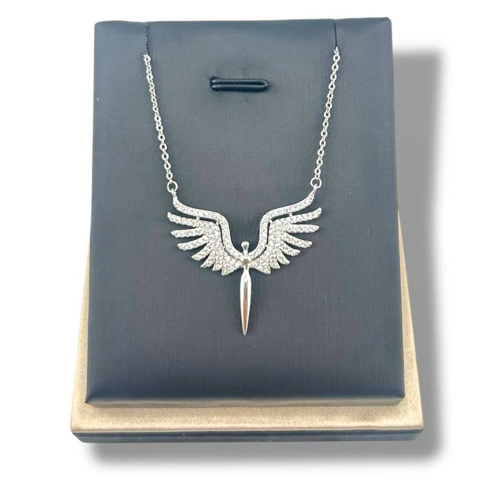 “Phoenix bird”Winged Pendant Necklace
