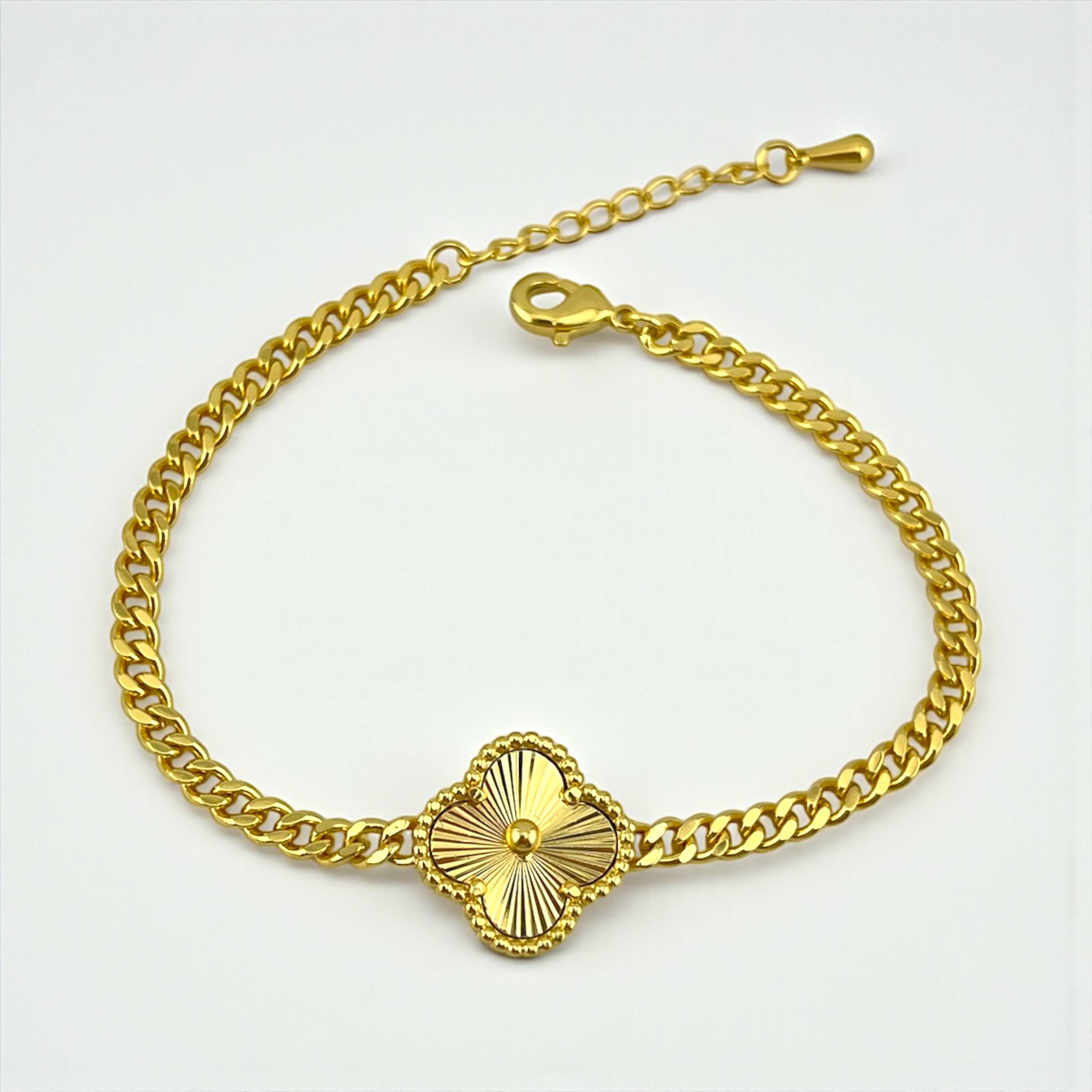 Vancleef chain Golden Bloom Bracelet ✨