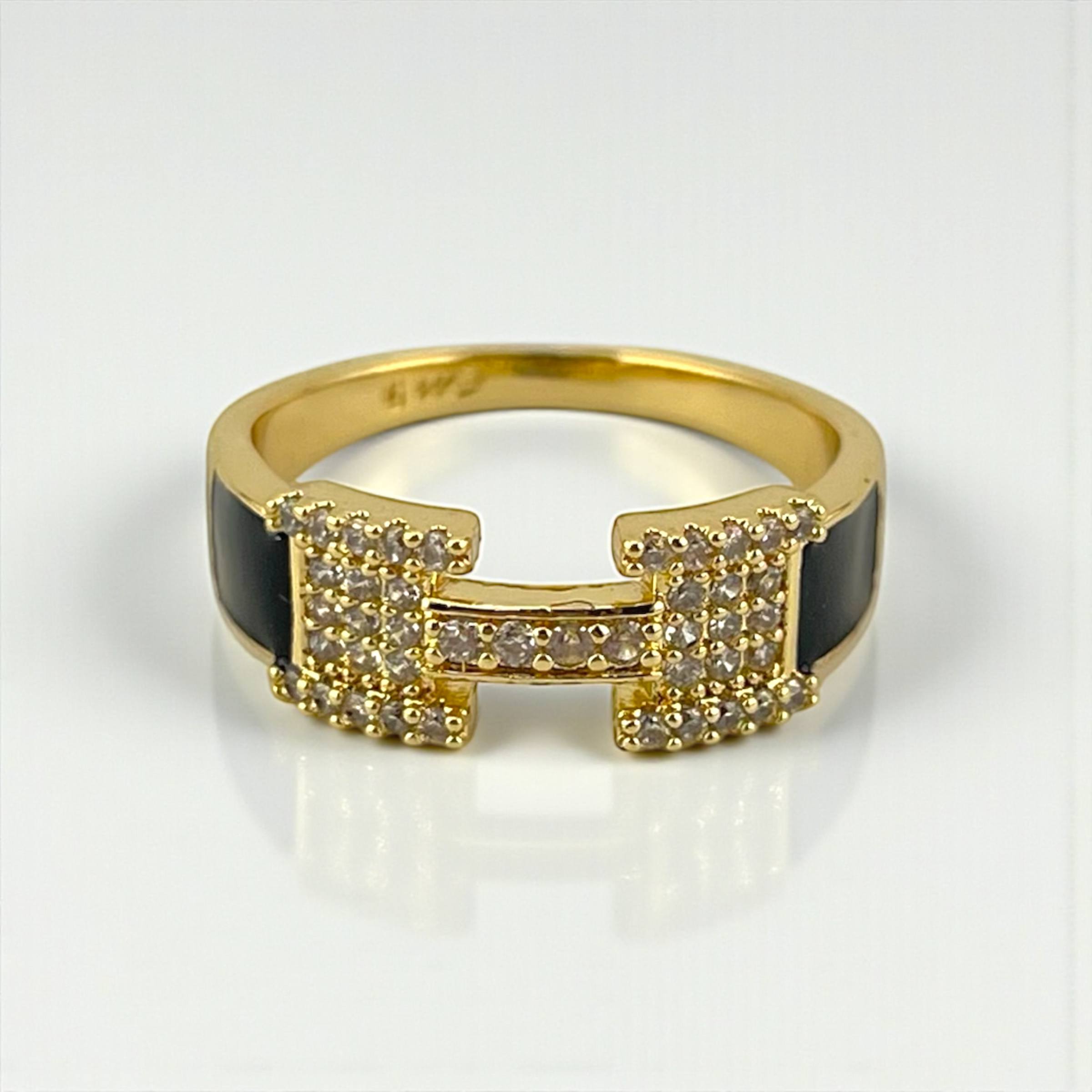 Twilight Curve Ring – Gold