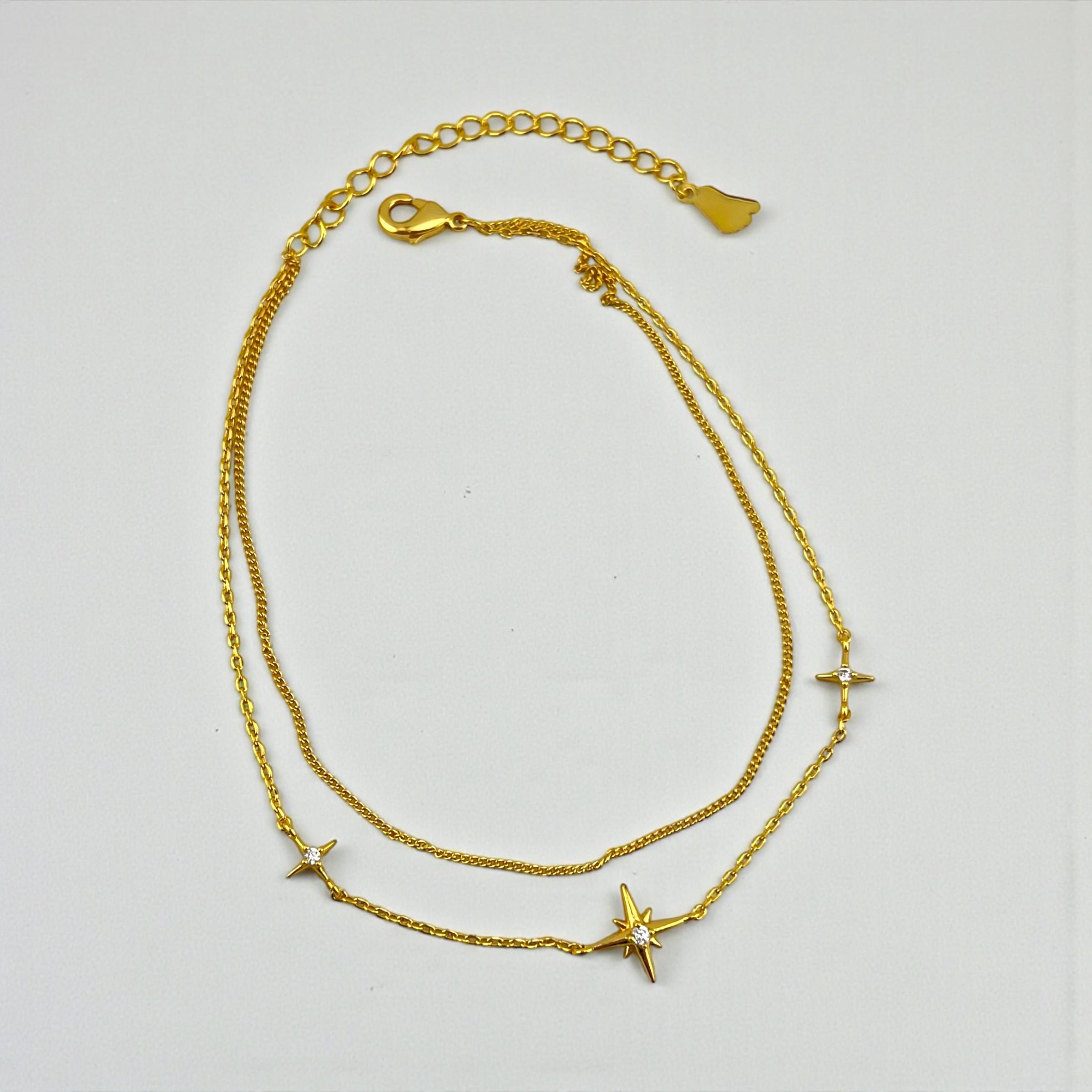 Golden Star Anklet