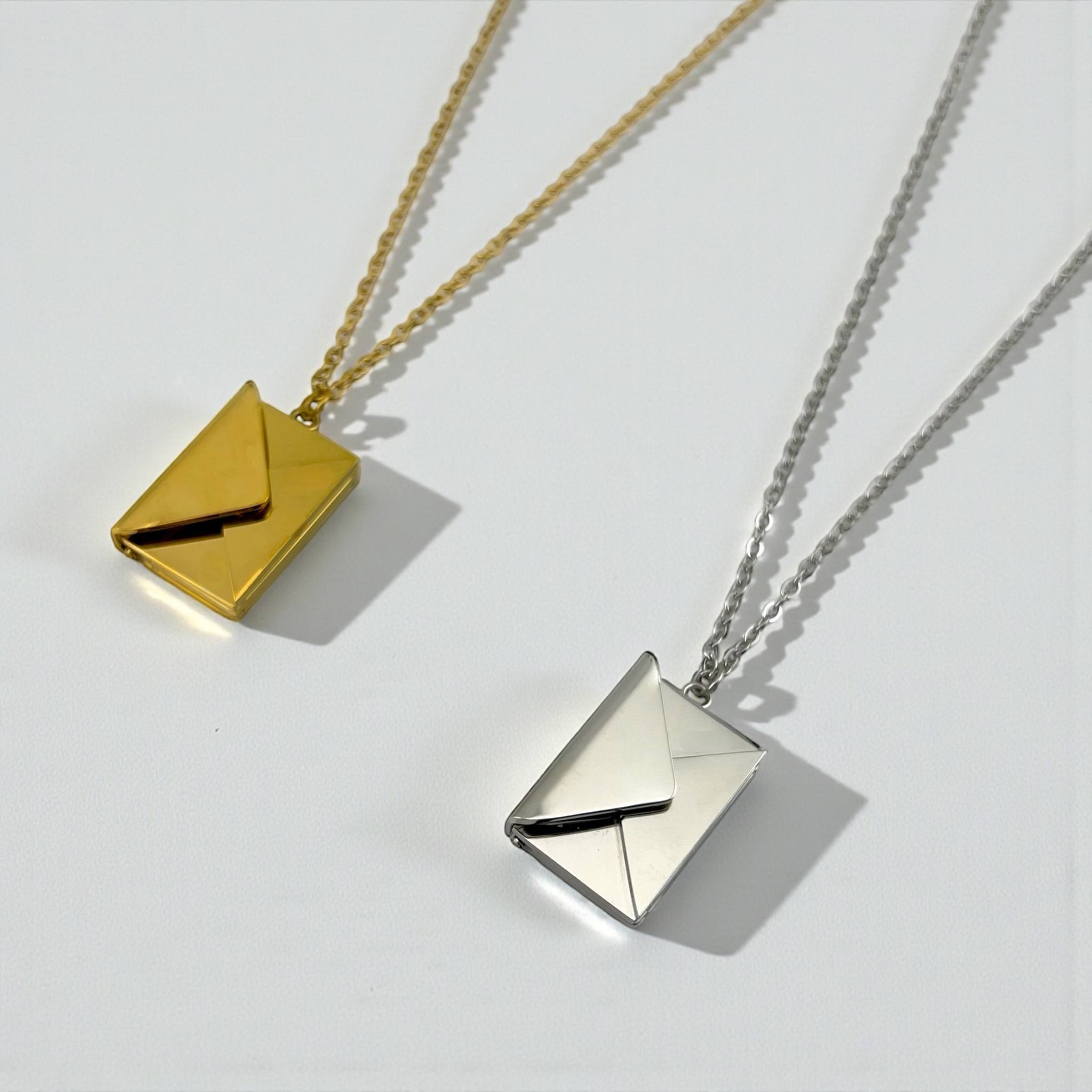 love Secret Message Envelope Necklace ✨✉️