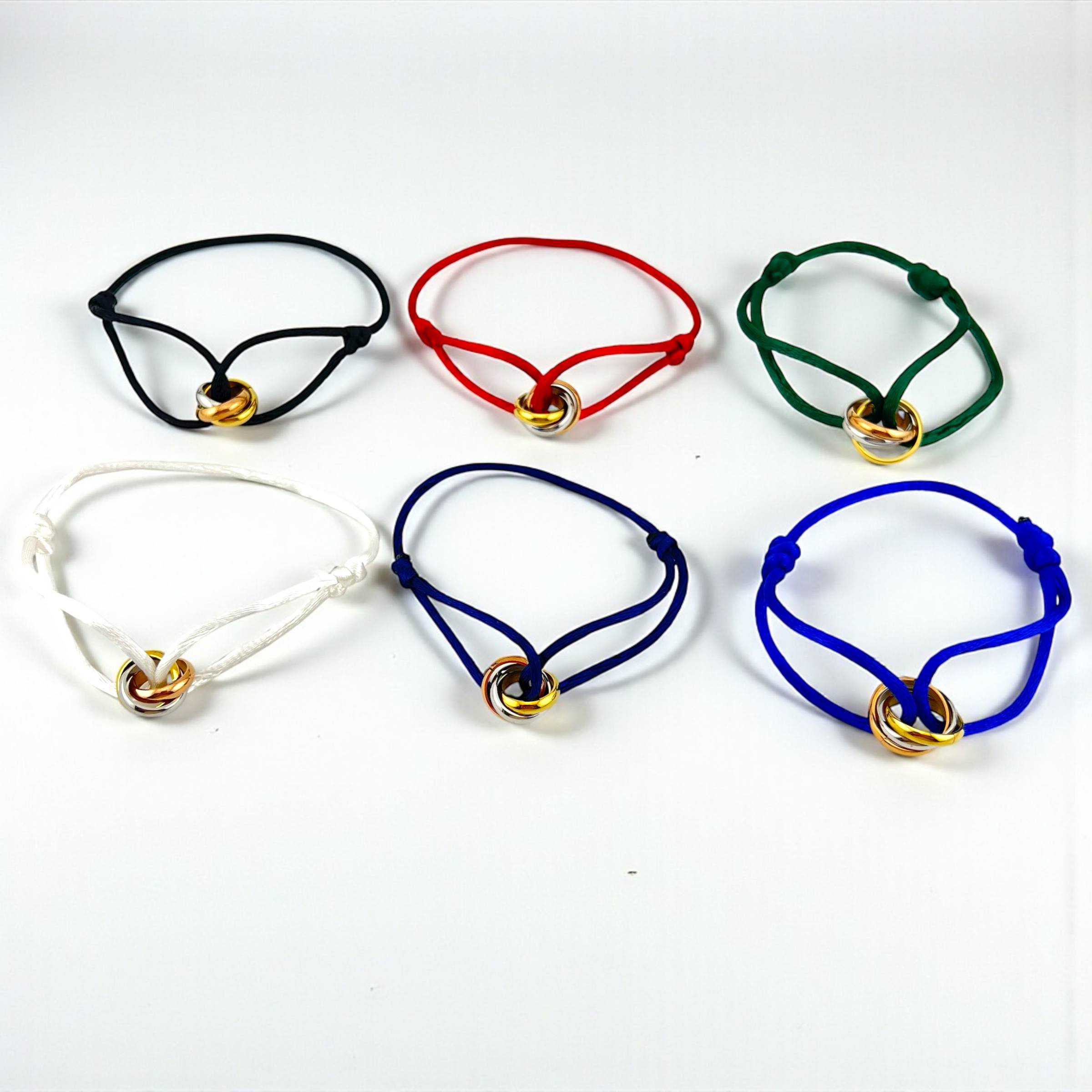 Trinity cartier Cord Bracelet – Adjustable Unisex Design ✨