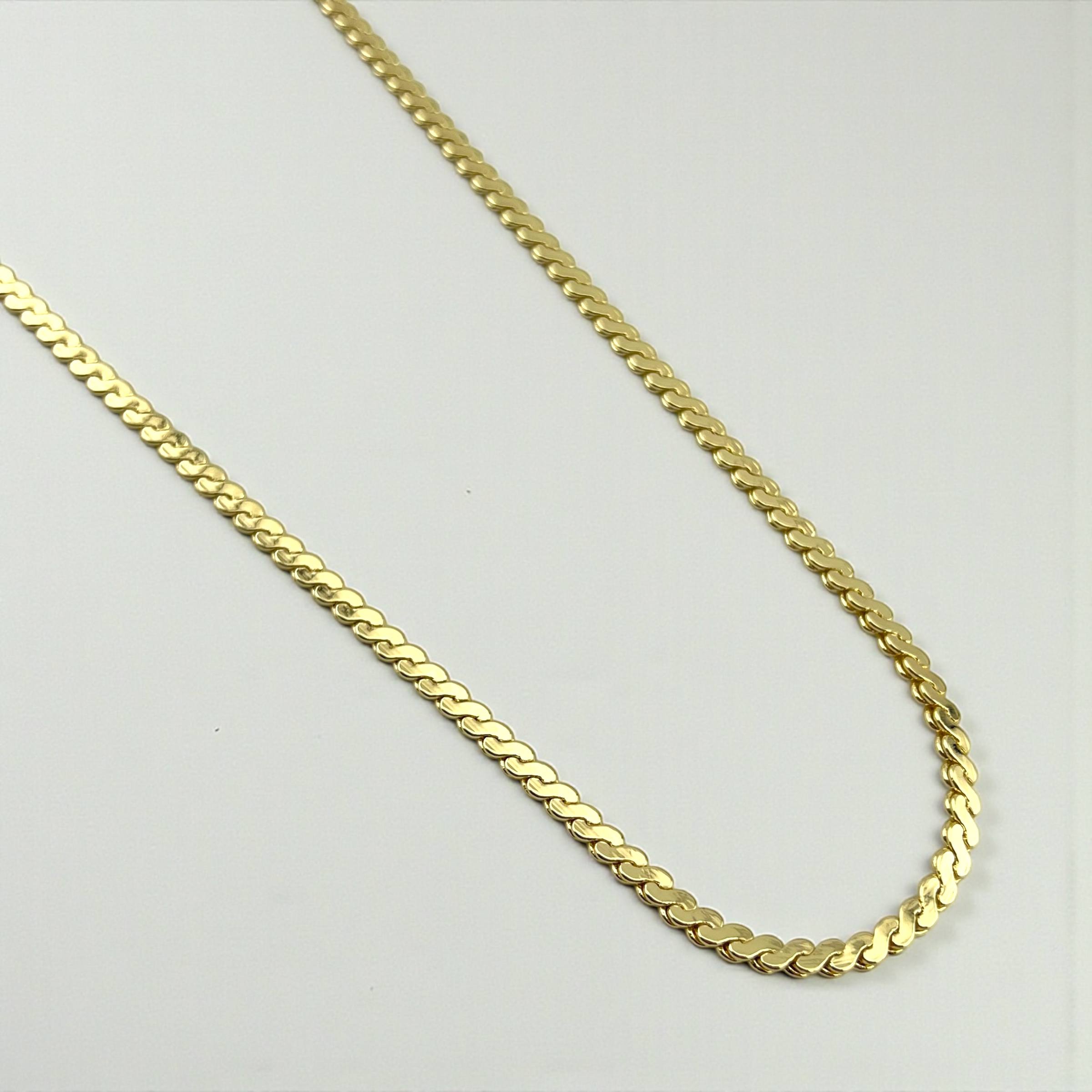 Sleek Flat Snake Chain Necklace đâš