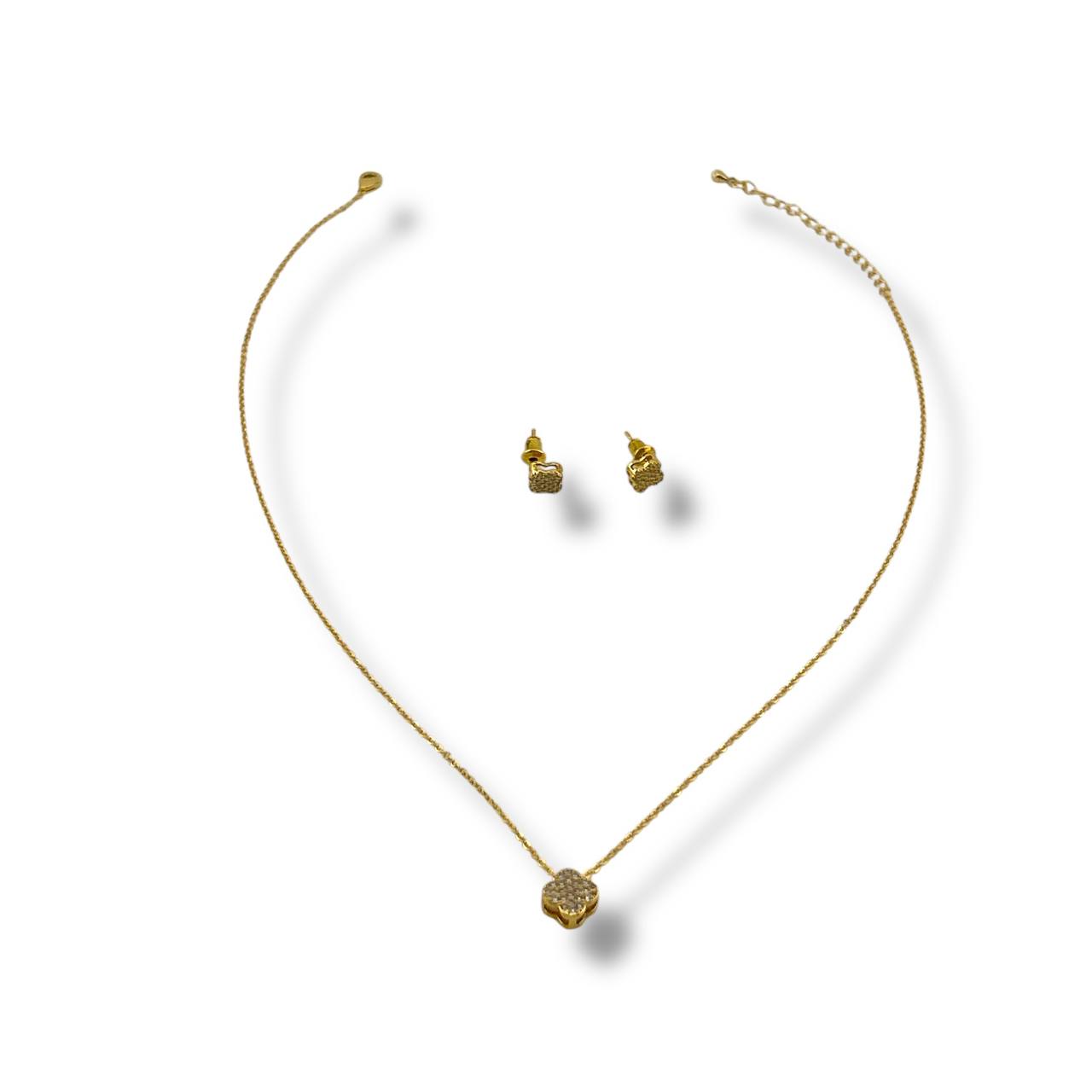 vancleef Golden Pavé Cube Set