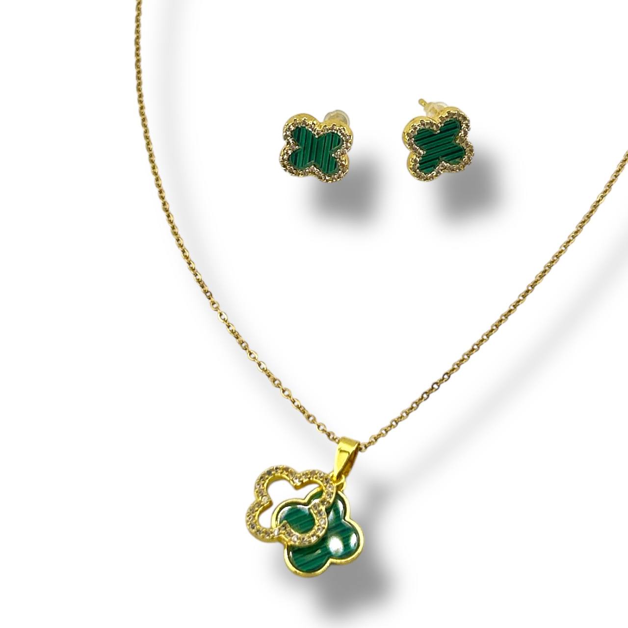 Clover Radiance Set-golden color