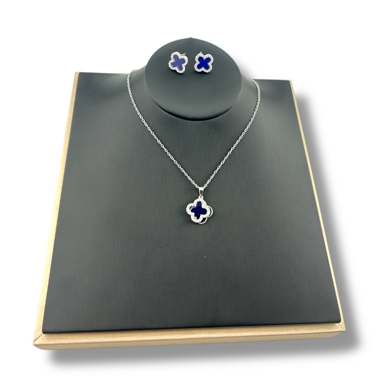 Crystal Clover Harmony Set โ Silver Edition