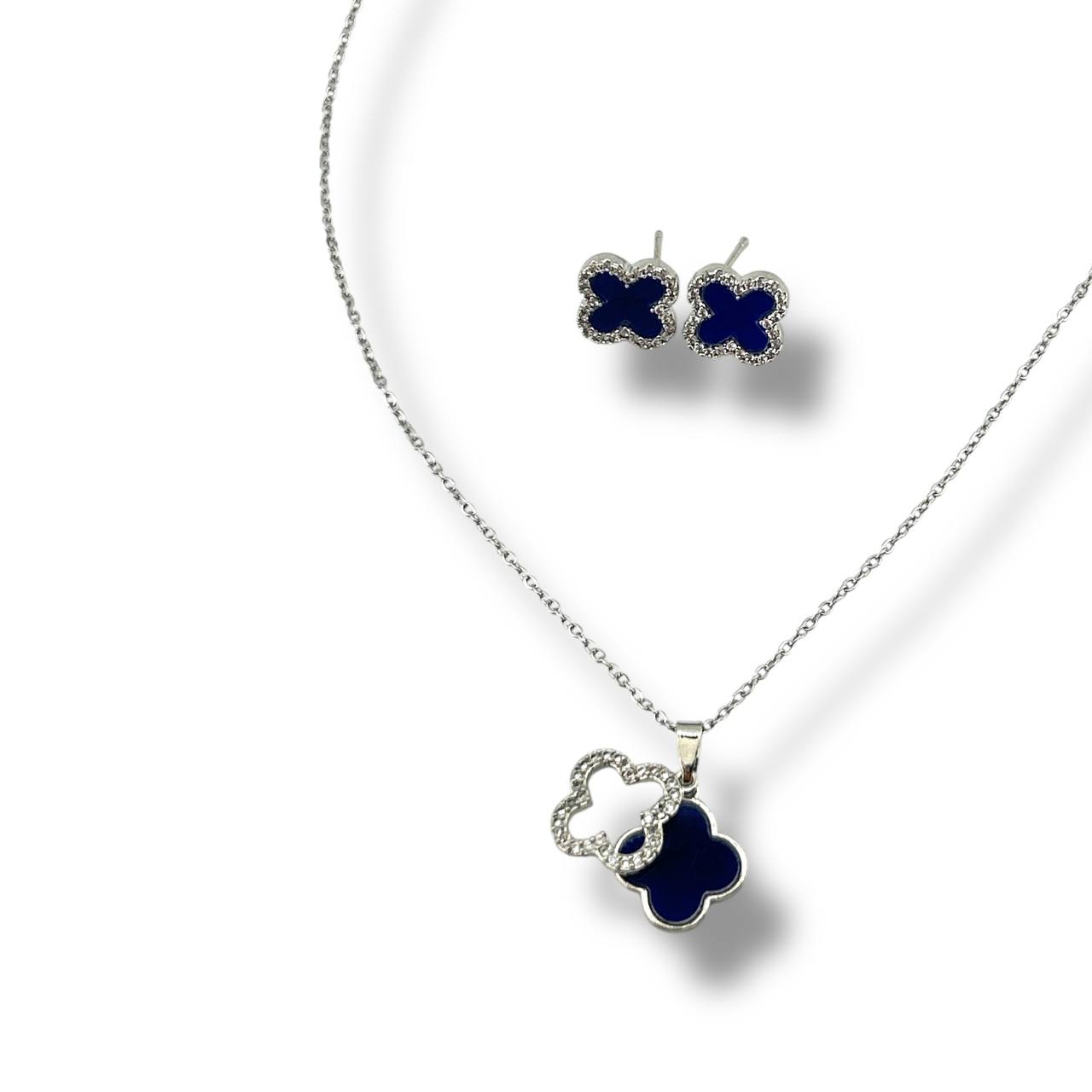 Crystal Clover Harmony Set โ Silver Edition
