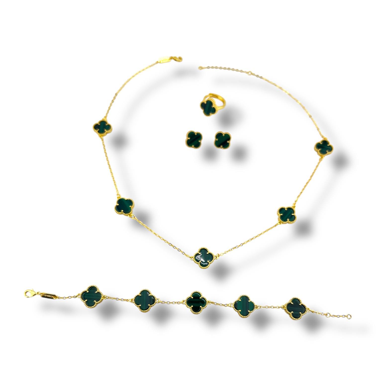 Blossom Set – Necklace, Bracelet, Ring & Earrings