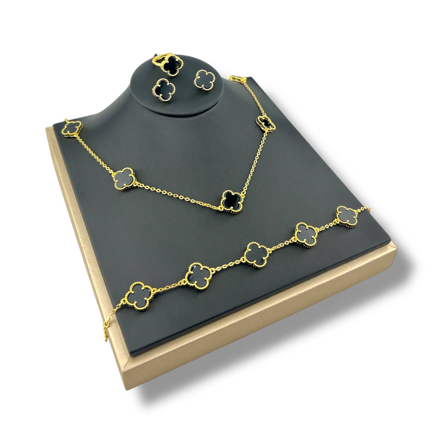 Vancleef Set – Necklace, Bracelet, Ring & Earrings