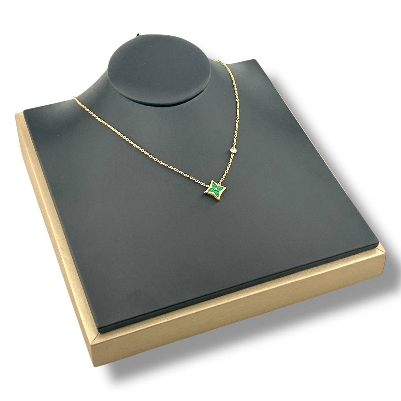 LV “Starlit Charm” Necklace – 18K Gold Plated