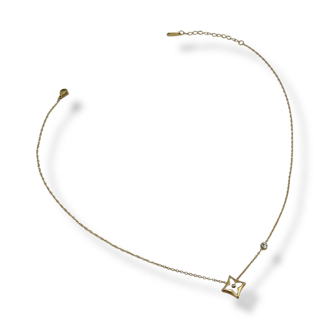 LV “Starlit Charm” Necklace – 18K Gold Plated