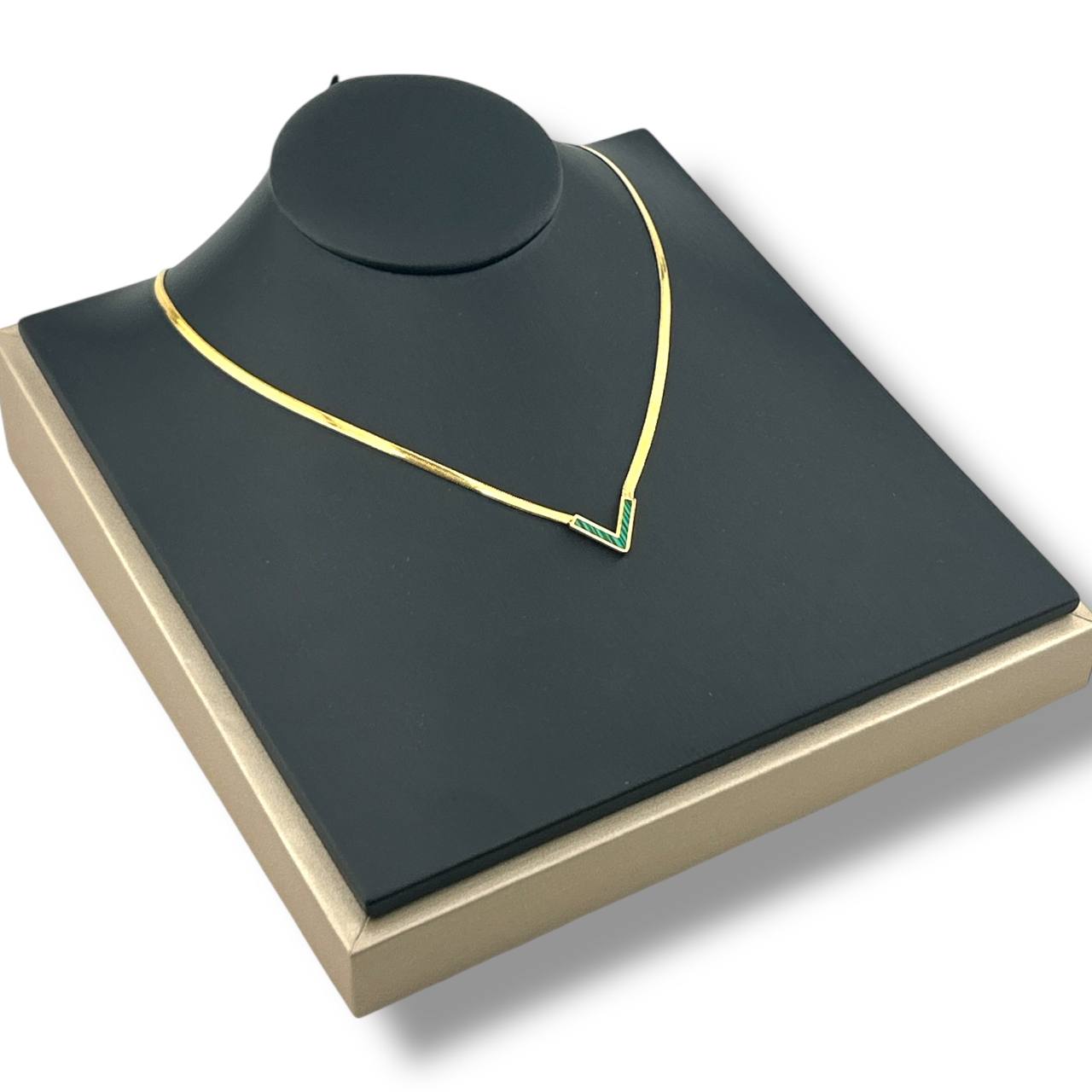 V Luxe Chevron Necklace 💛✨