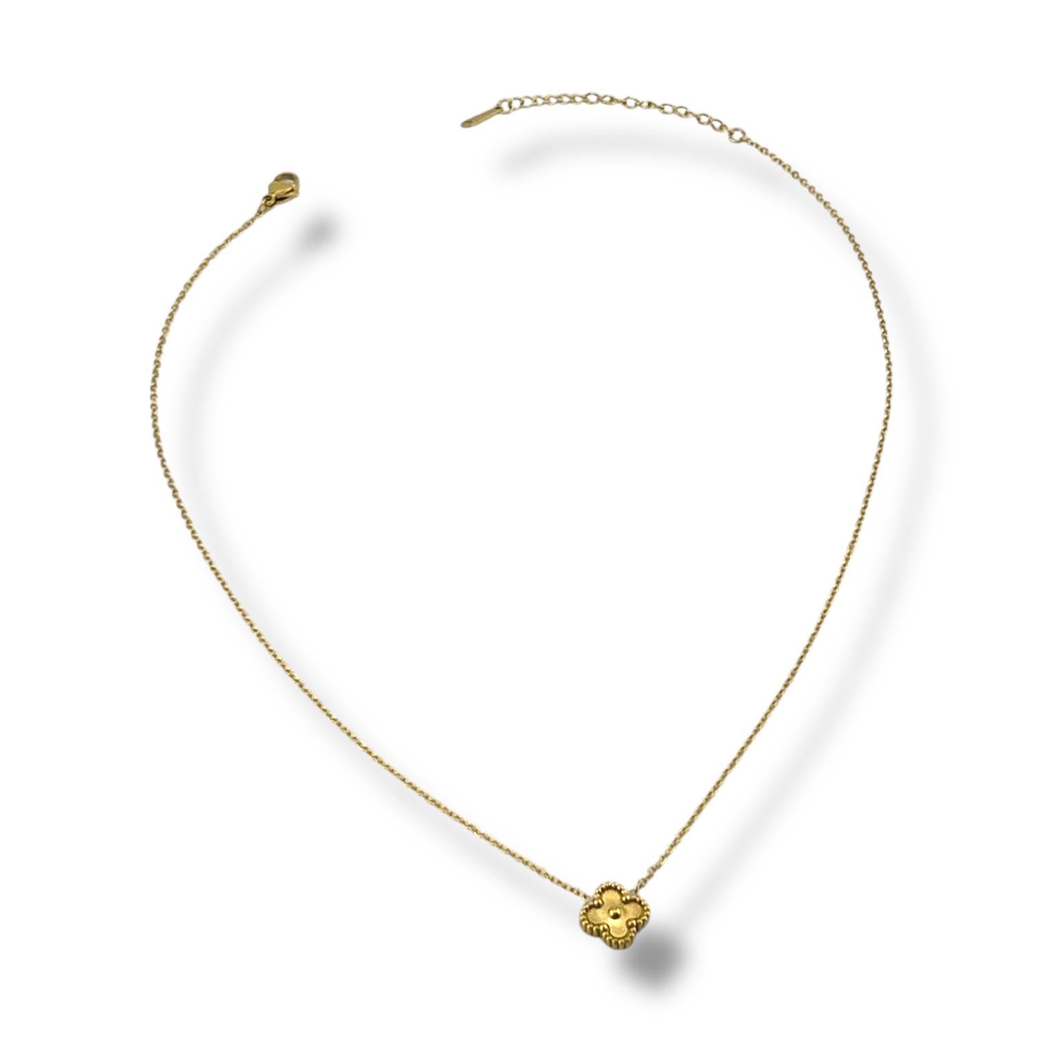 vancleef Golden Bloom Necklace 🌼✨