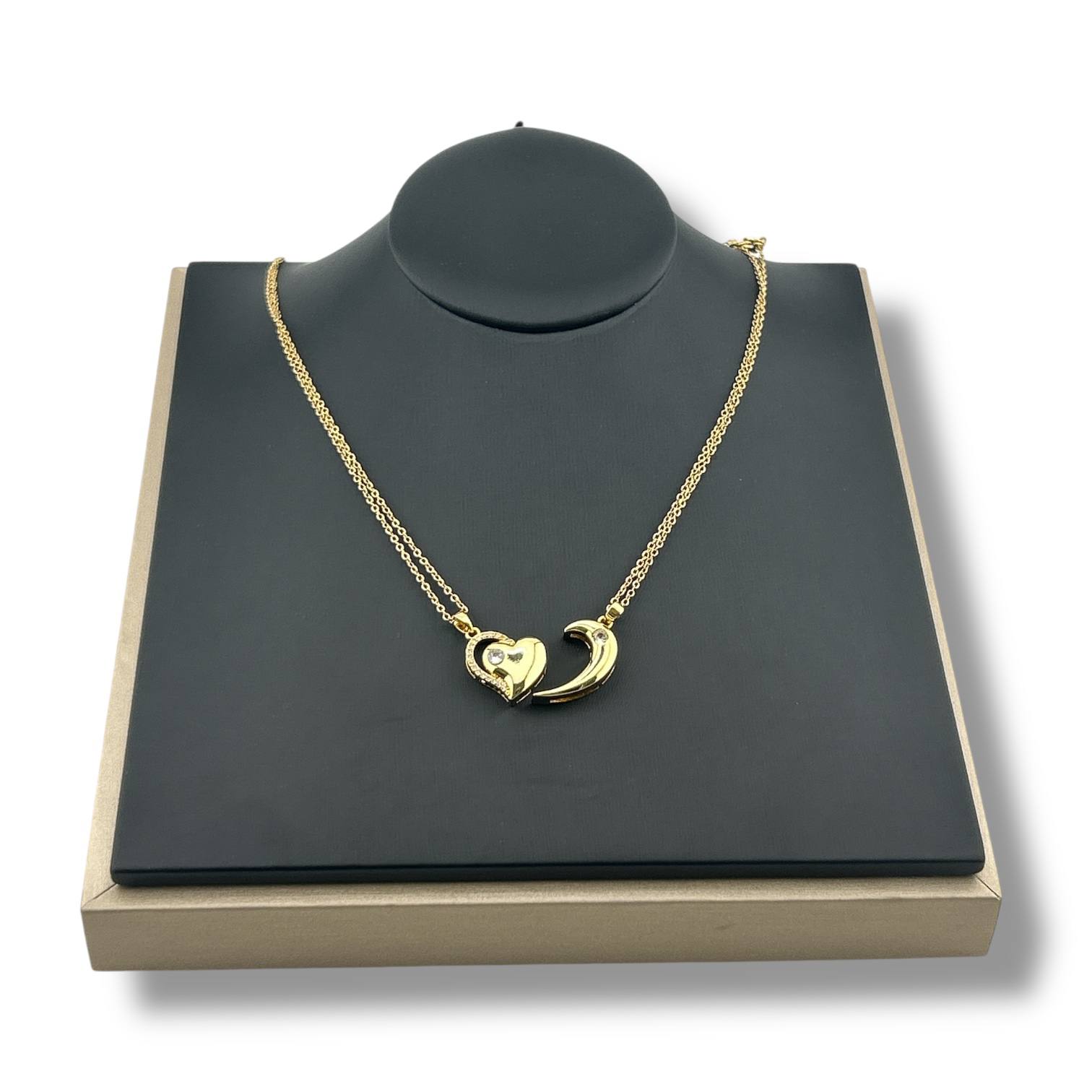 Magnetic Heart Duo Necklace 💛🧲