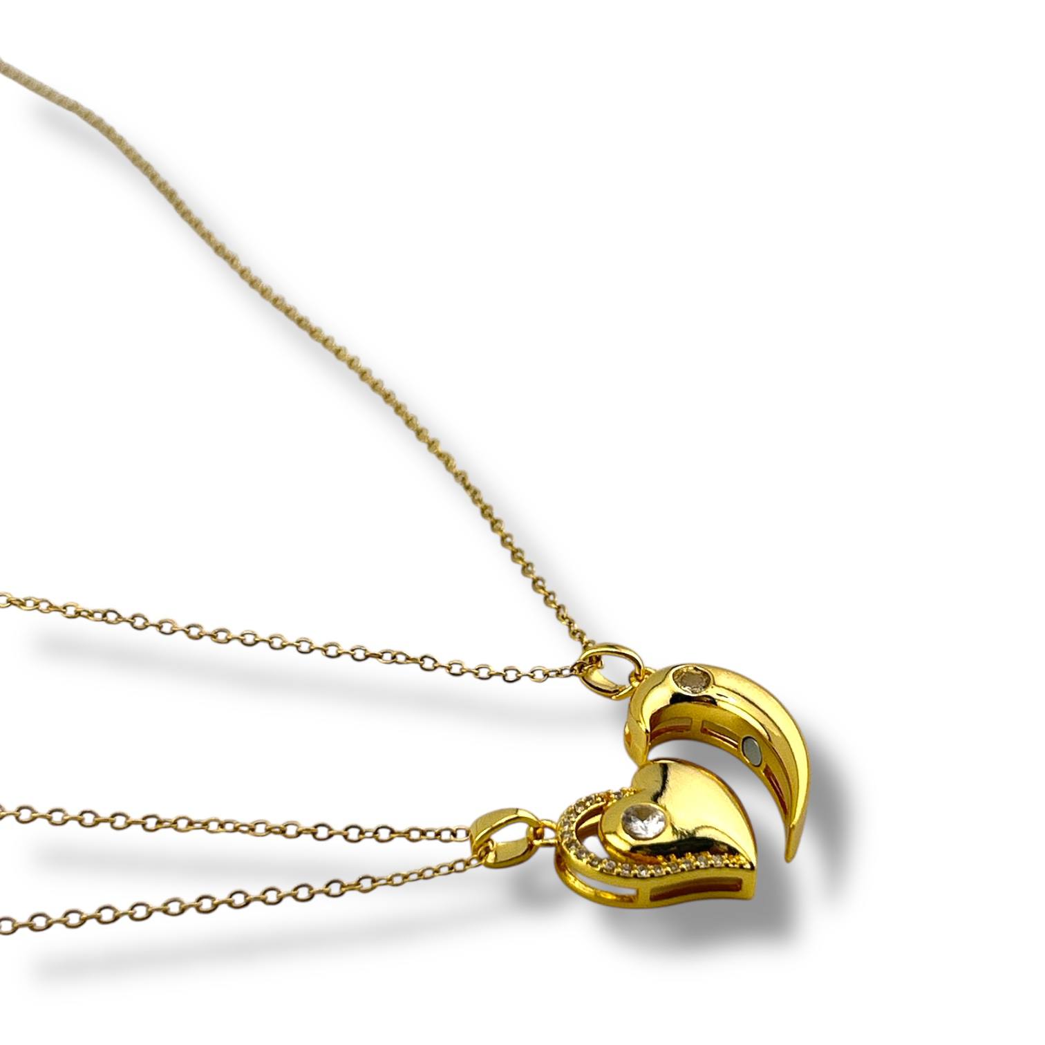 Magnetic Heart Duo Necklace 💛🧲