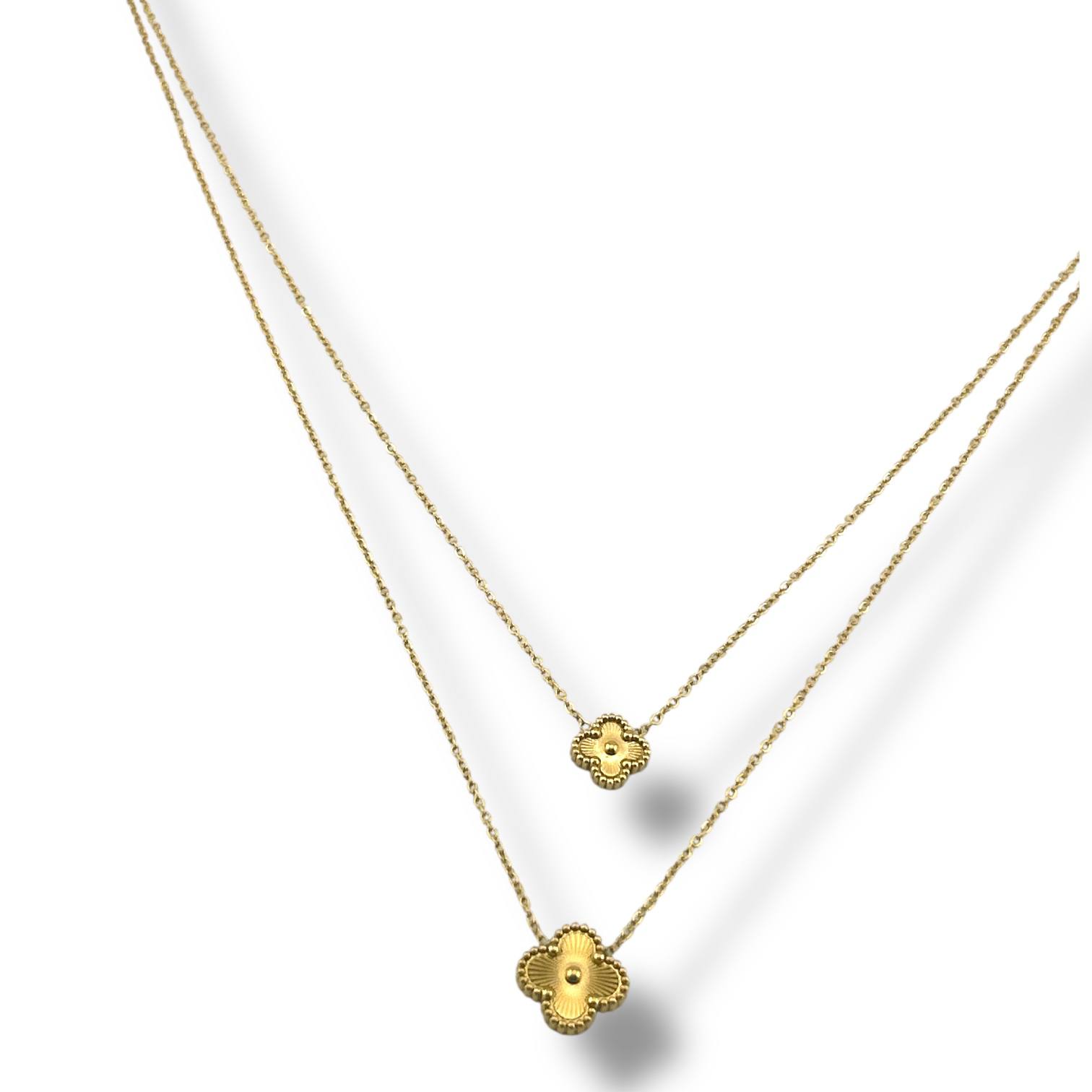 Golden VANCLEEF Double Necklace š¼āØ