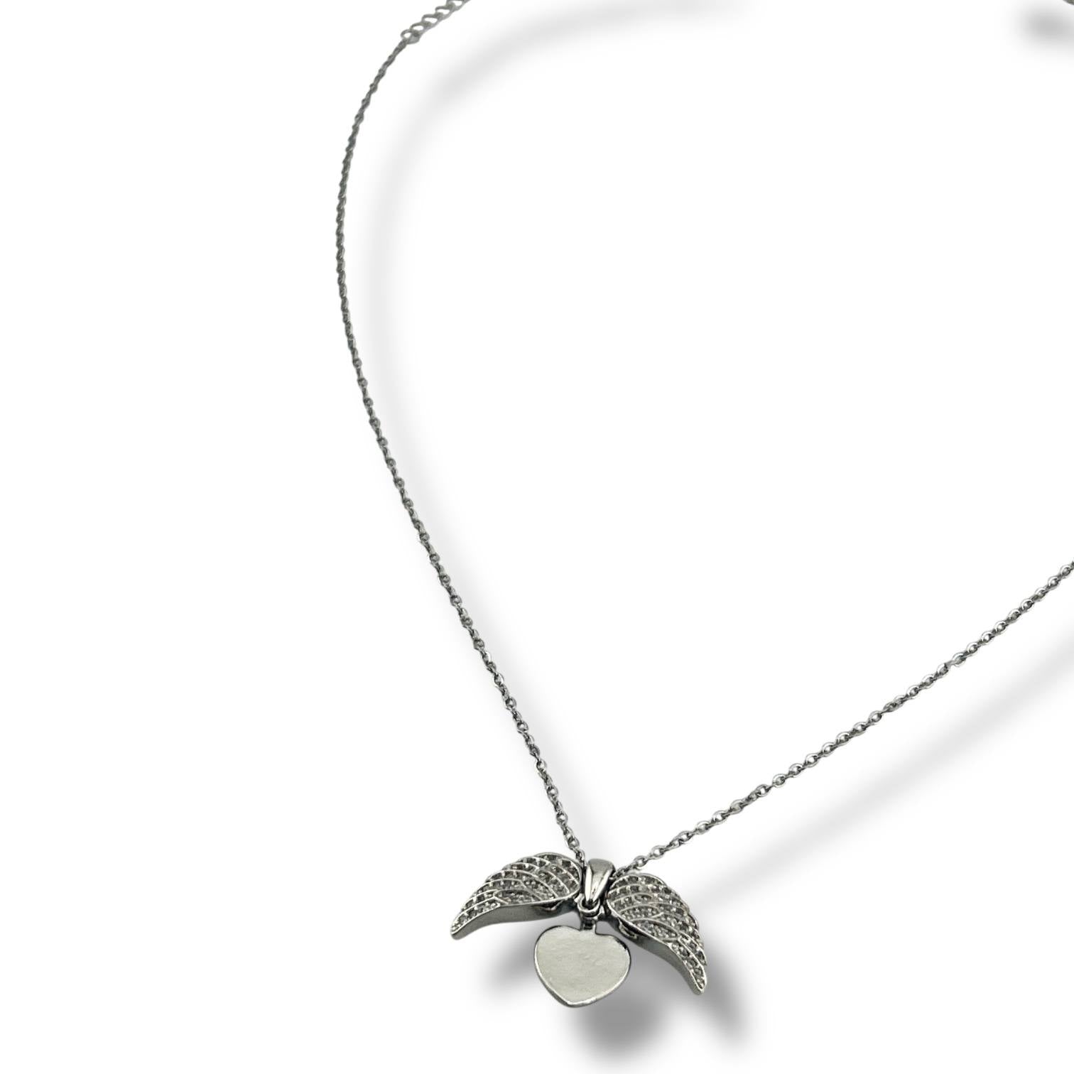 Angel Heart Wing Necklace