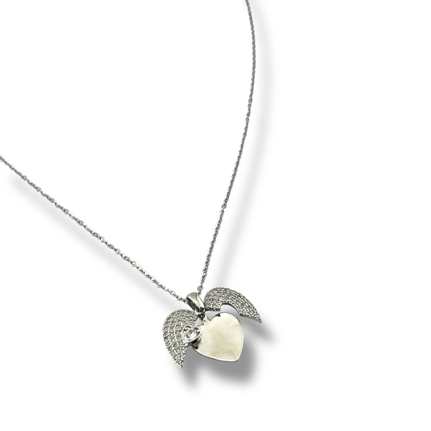 Angelic Heart Duo Necklace