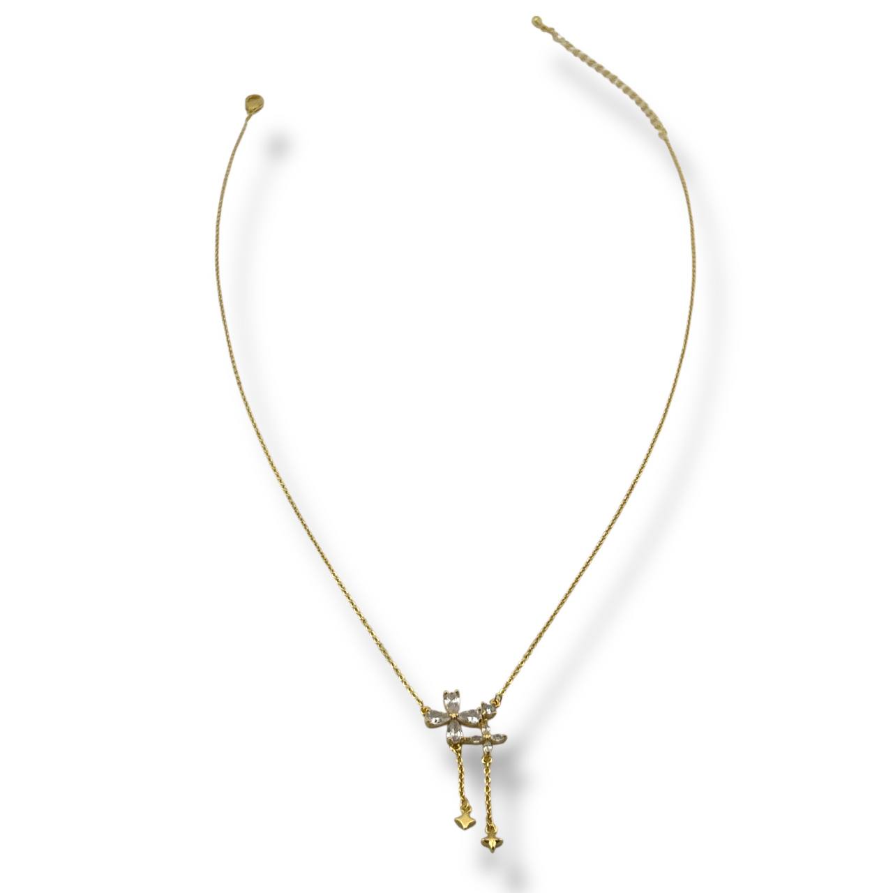 ✨ Starry Elegance Clover Necklace