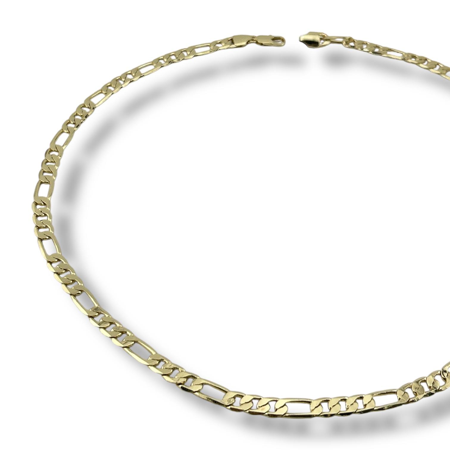 Poshewix – Classic Figaro Chain Necklace 💛✨