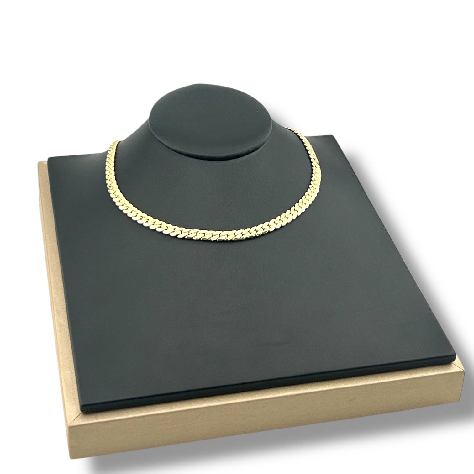 Thin cuban chain Curb Chain Necklace ✨