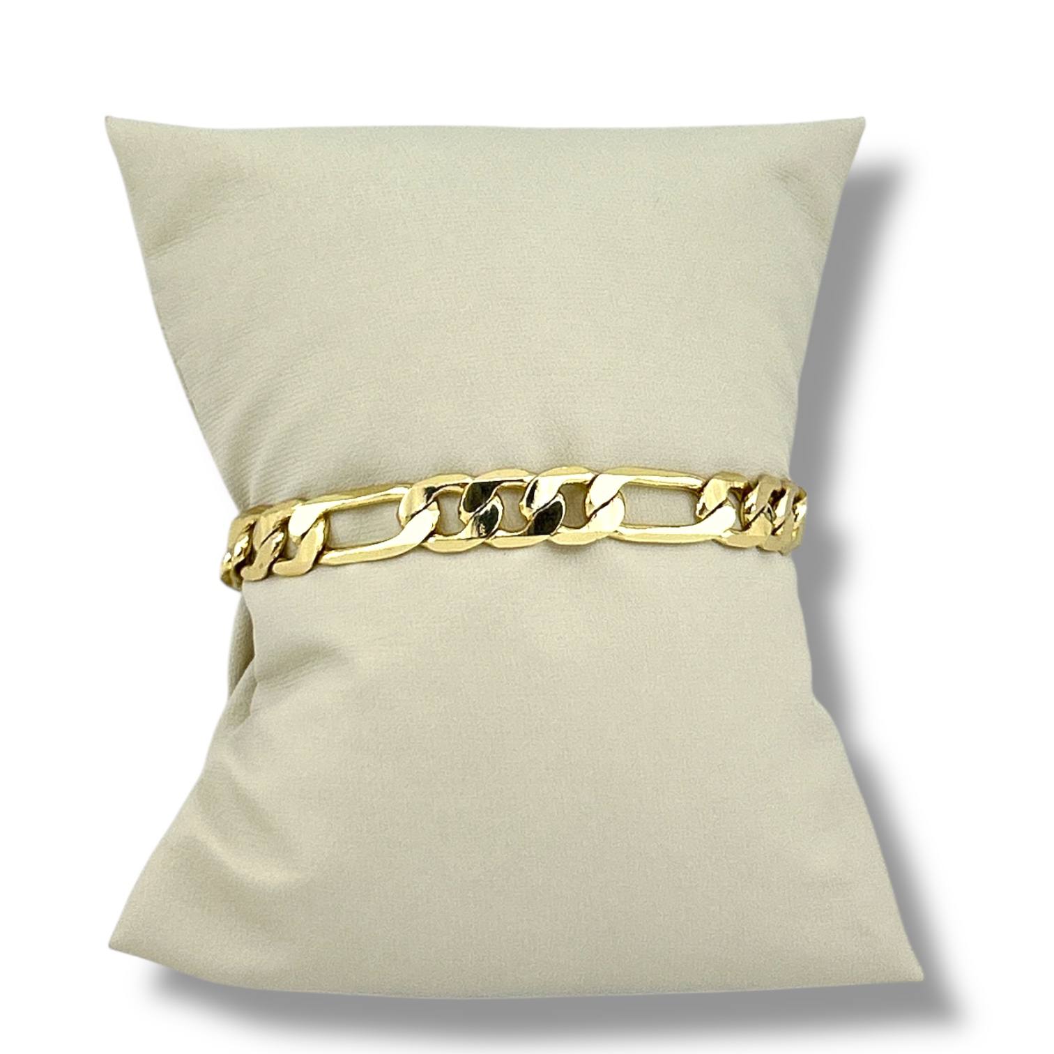 Bold Gold Curb Link Bracelet