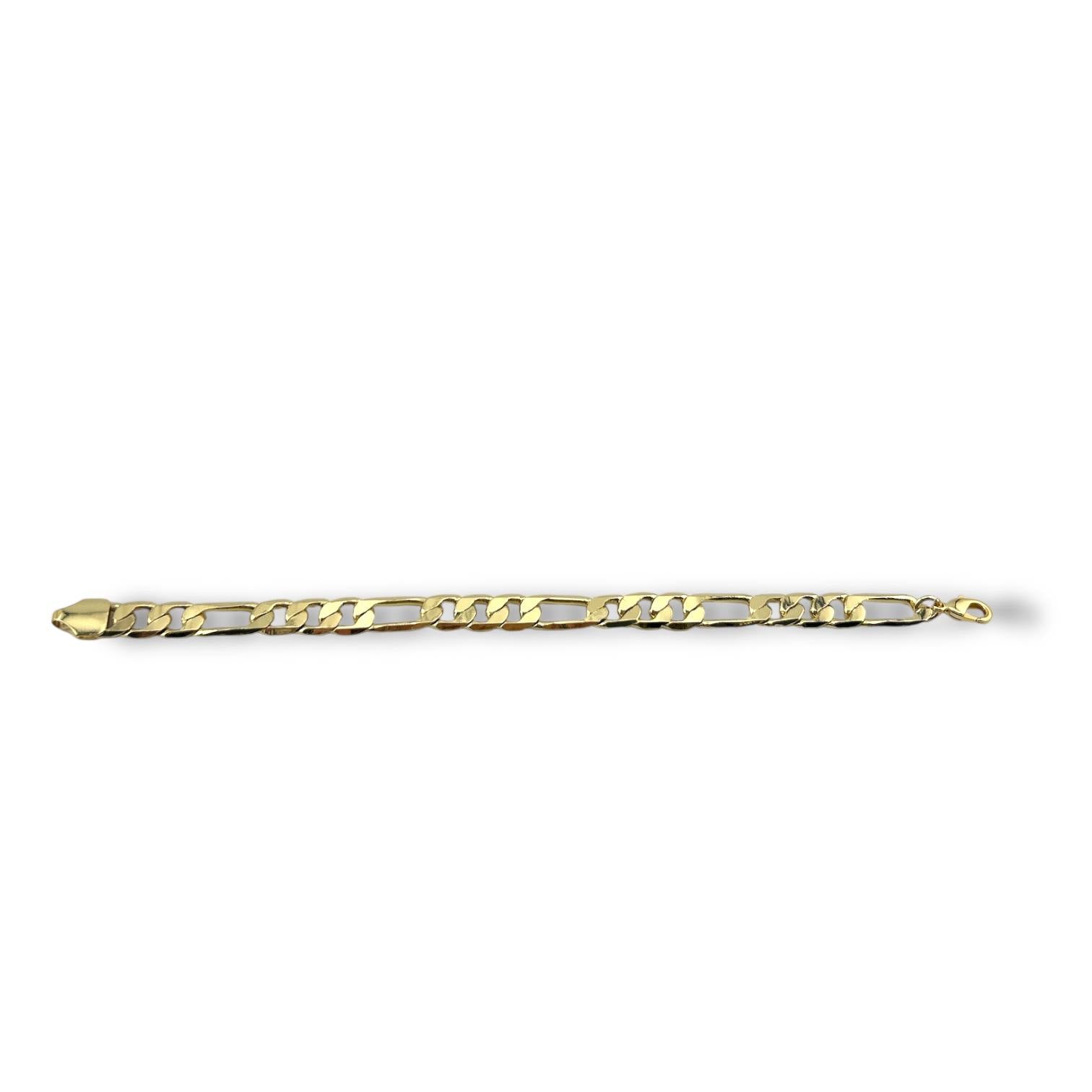 Bold Gold Curb Link Bracelet