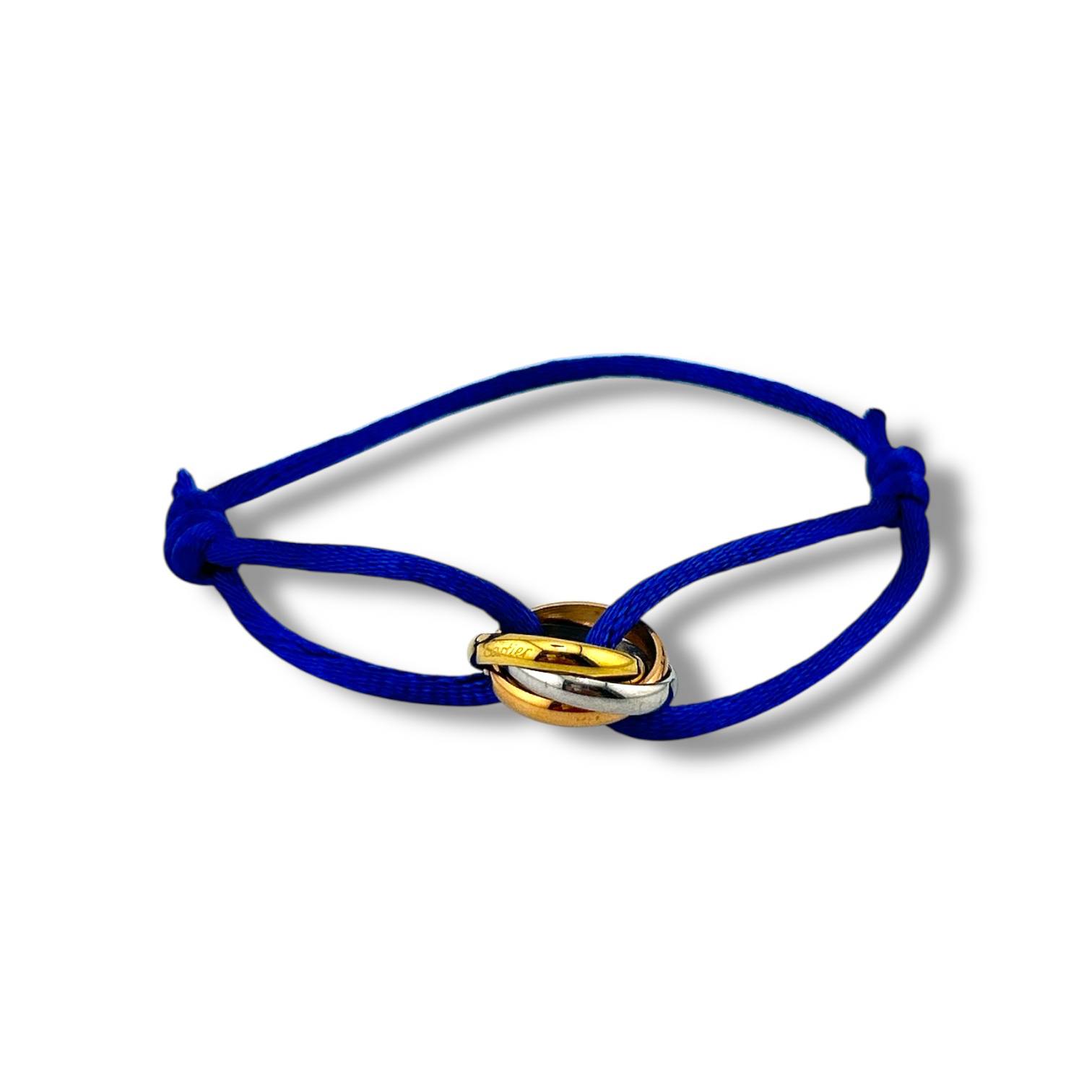 Dual Ring Cord Bracelet – Adjustable Unisex Design ✨