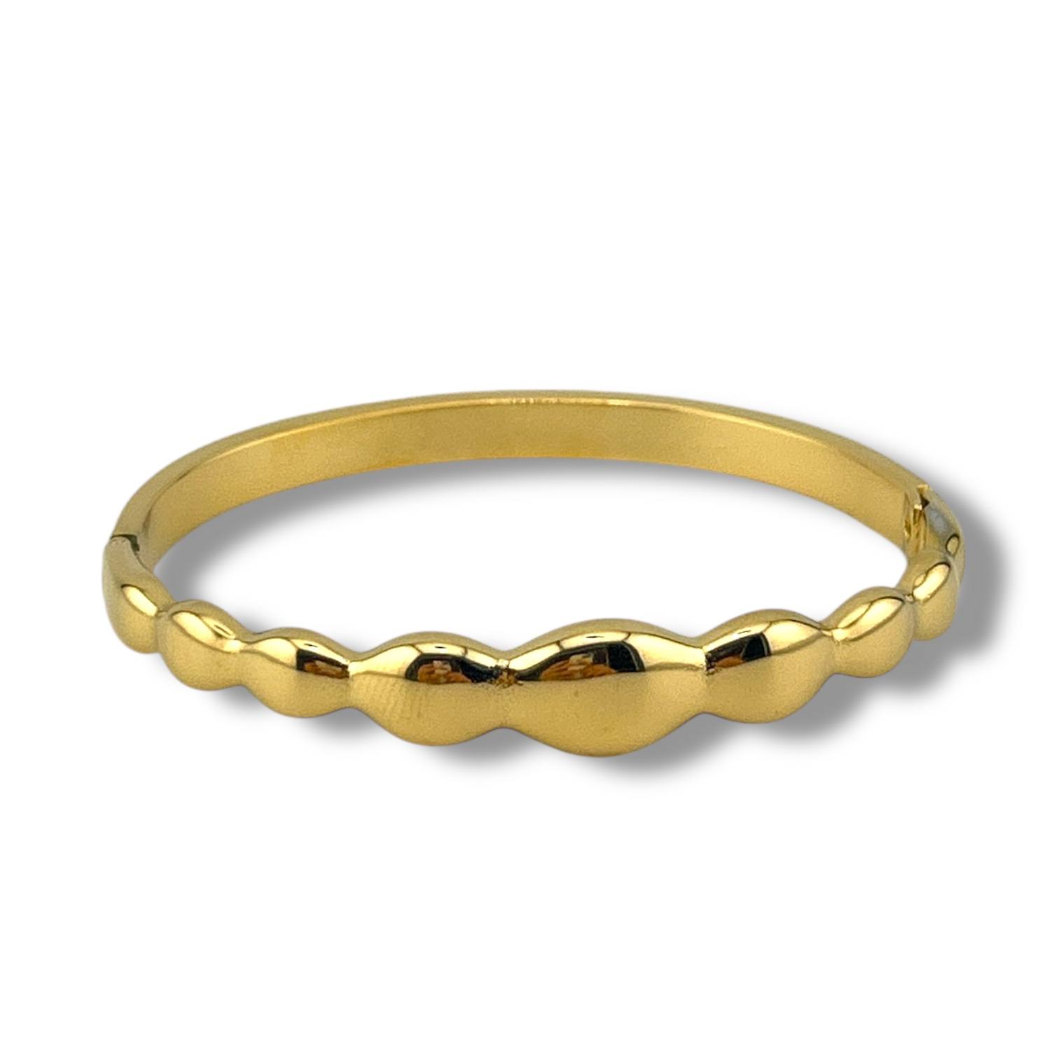 Golden Wave Bangle