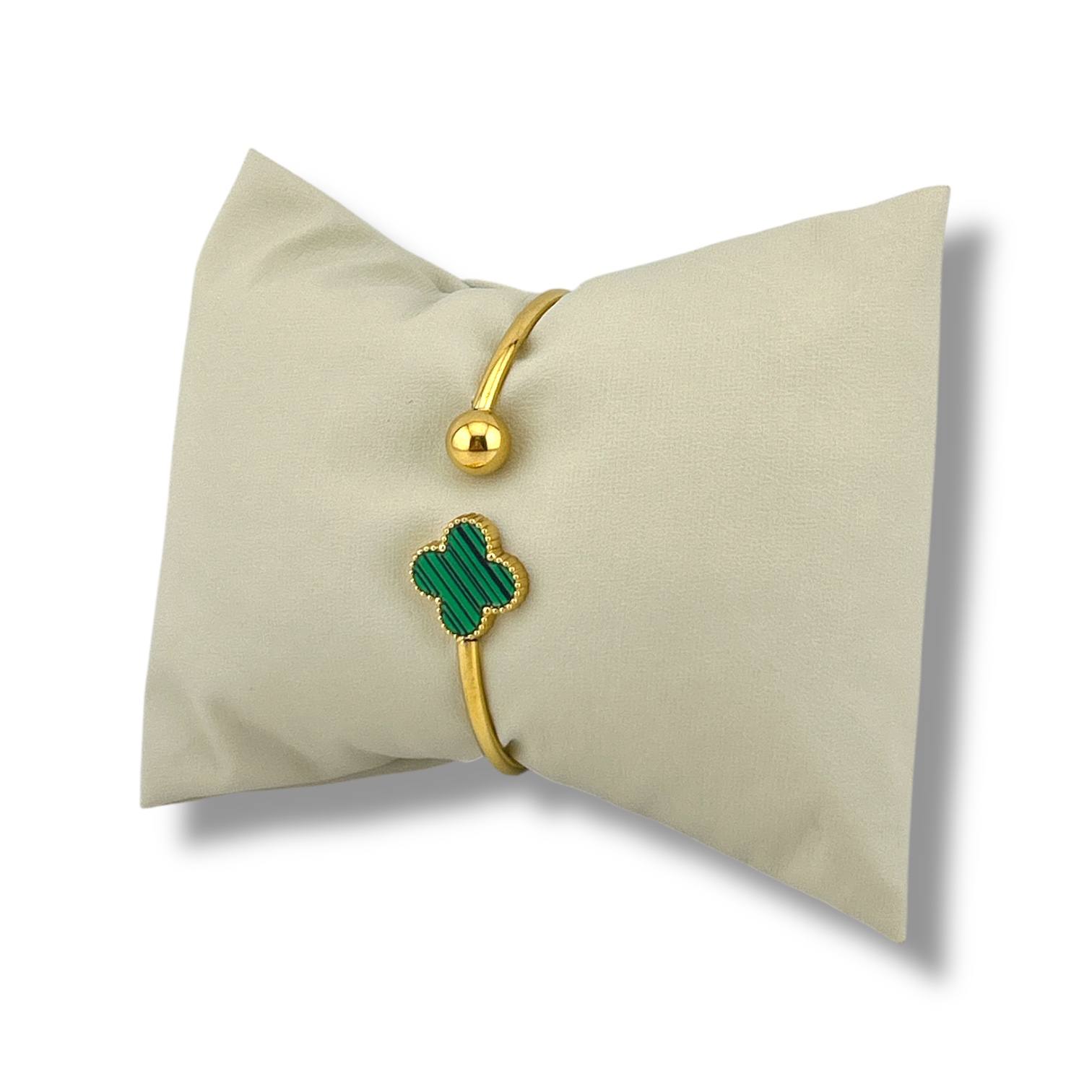 Lucky Charm Open Bangle