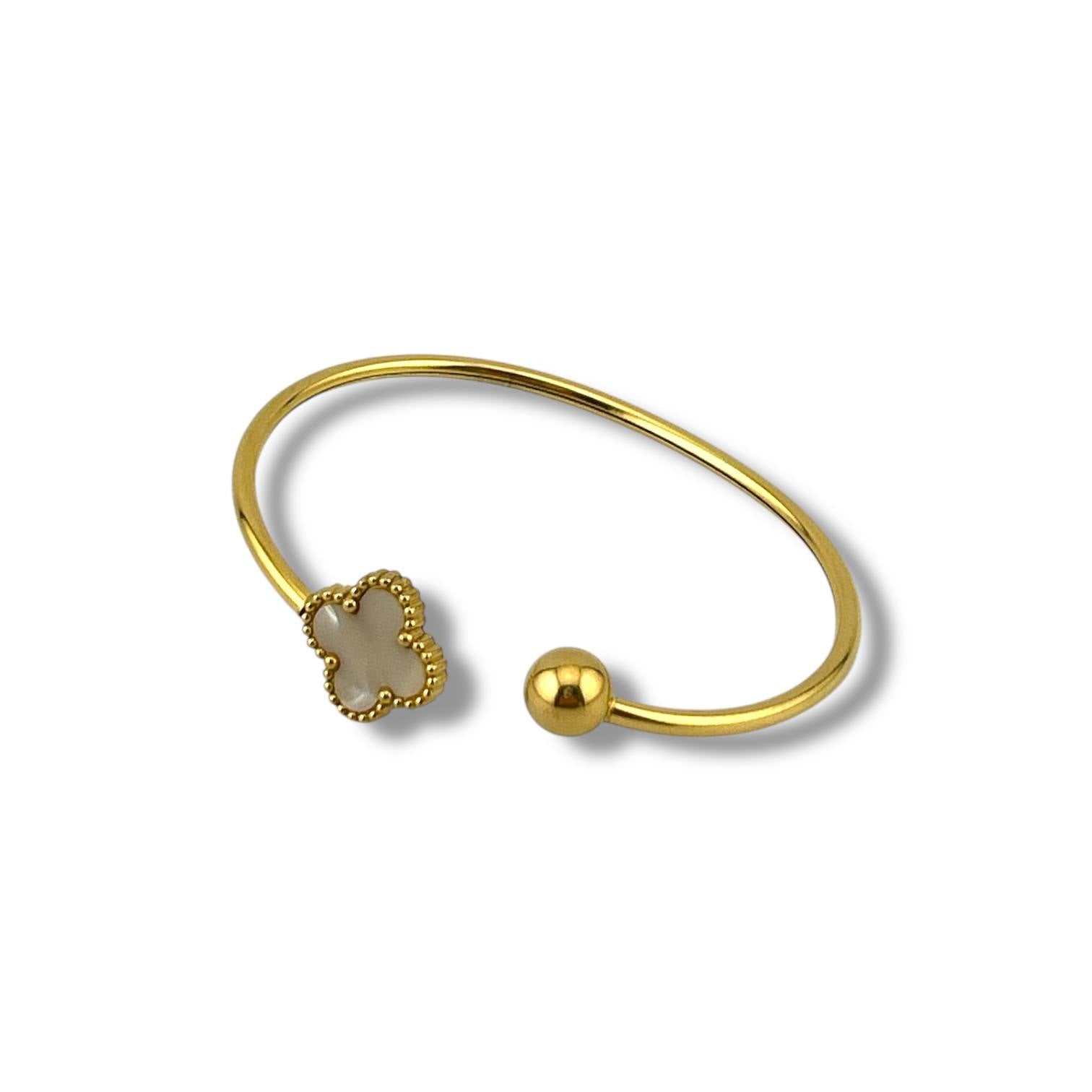 Lucky Charm Open Bangle
