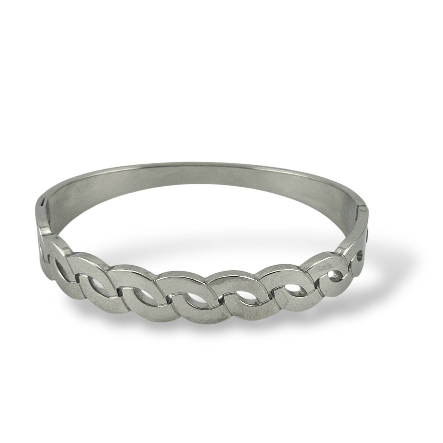 Silver Link Chain Bracelet – Bold Modern Statement
