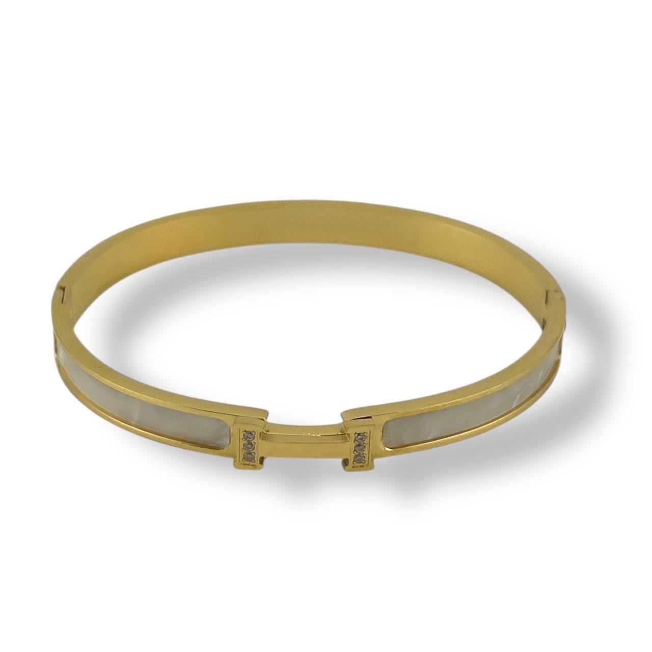 Mother of Pearl Gold Bracelet