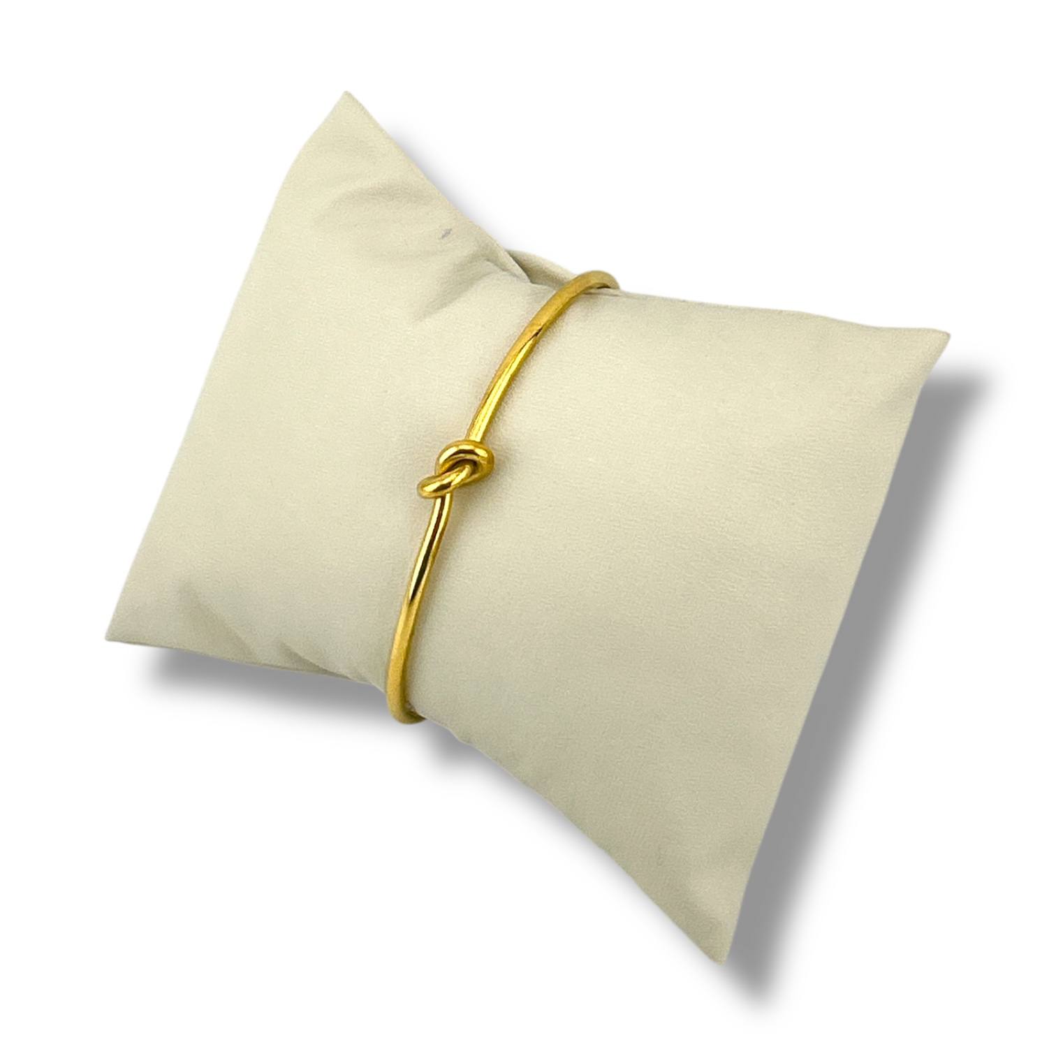 ✨stainless Knot Open Bangle | Minimalist Love Bracelet